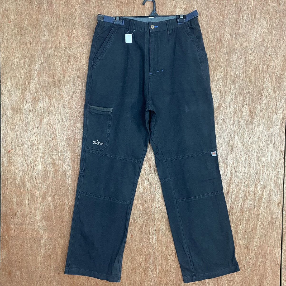Japanese Brand DL Soljah Black Multipocket Cargo Pants #1964 Size US 32 / EU 48 - 1 Thumbnail