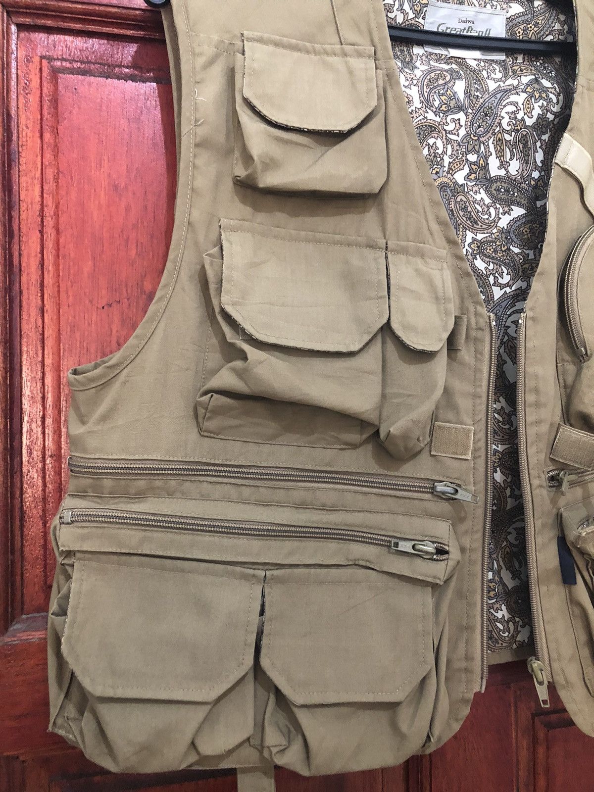 Japanese Brand Daiwa Fishing Multi Pocket Tackle Vest Jacket Size US L / EU 52-54 / 3 - 5 Thumbnail