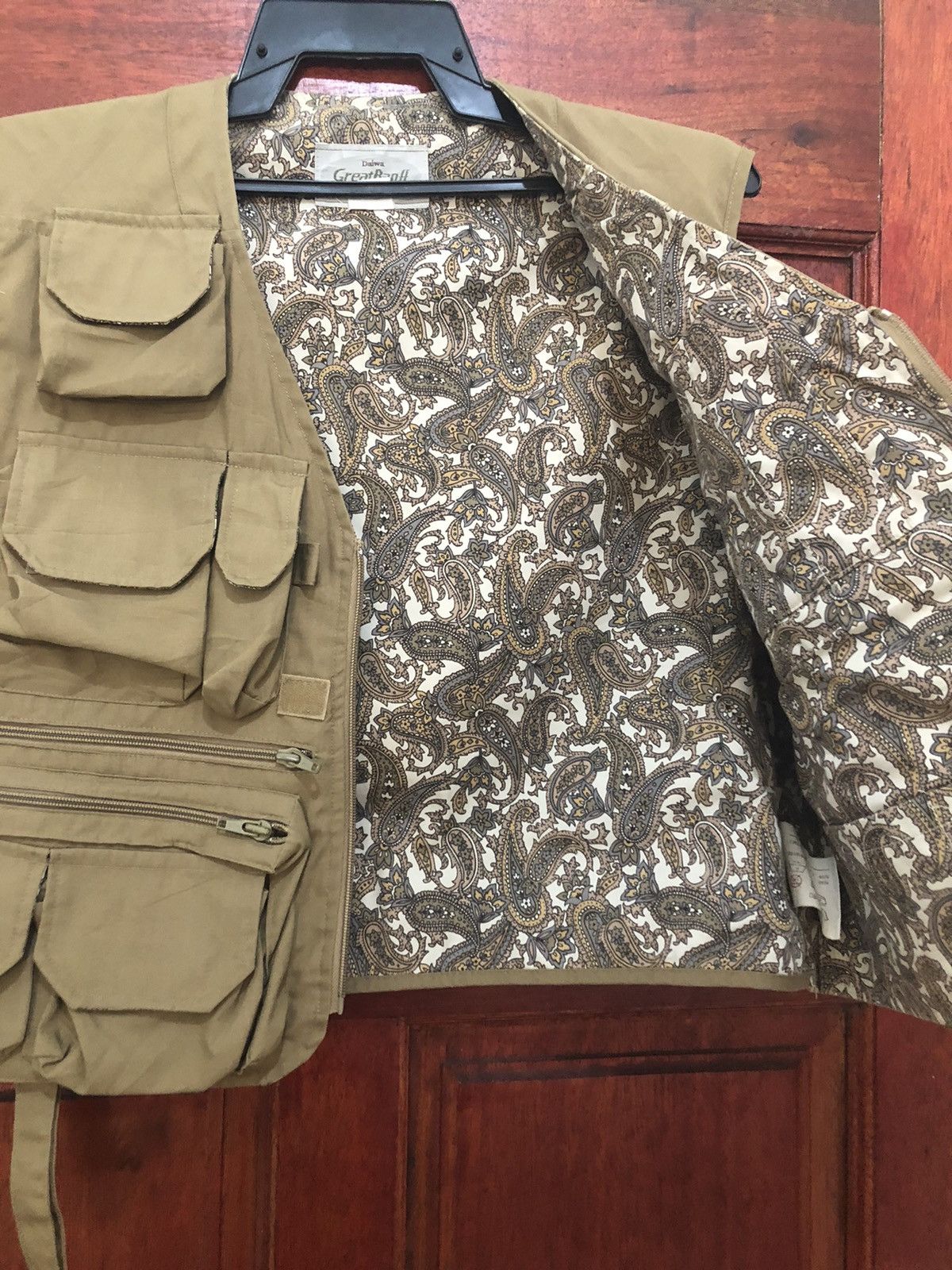 Japanese Brand Daiwa Fishing Multi Pocket Tackle Vest Jacket Size US L / EU 52-54 / 3 - 3 Thumbnail