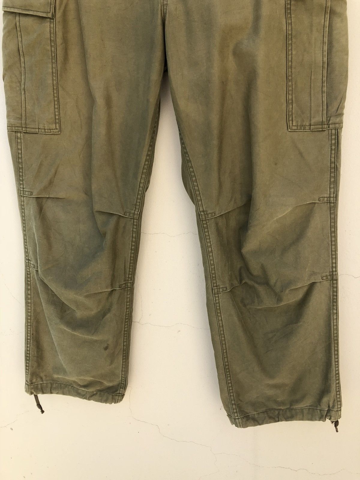 Fat Tokyo Fat Tokyo Olive Green Cargo Trouser Pant Size US 32 / EU 48 - 3 Thumbnail