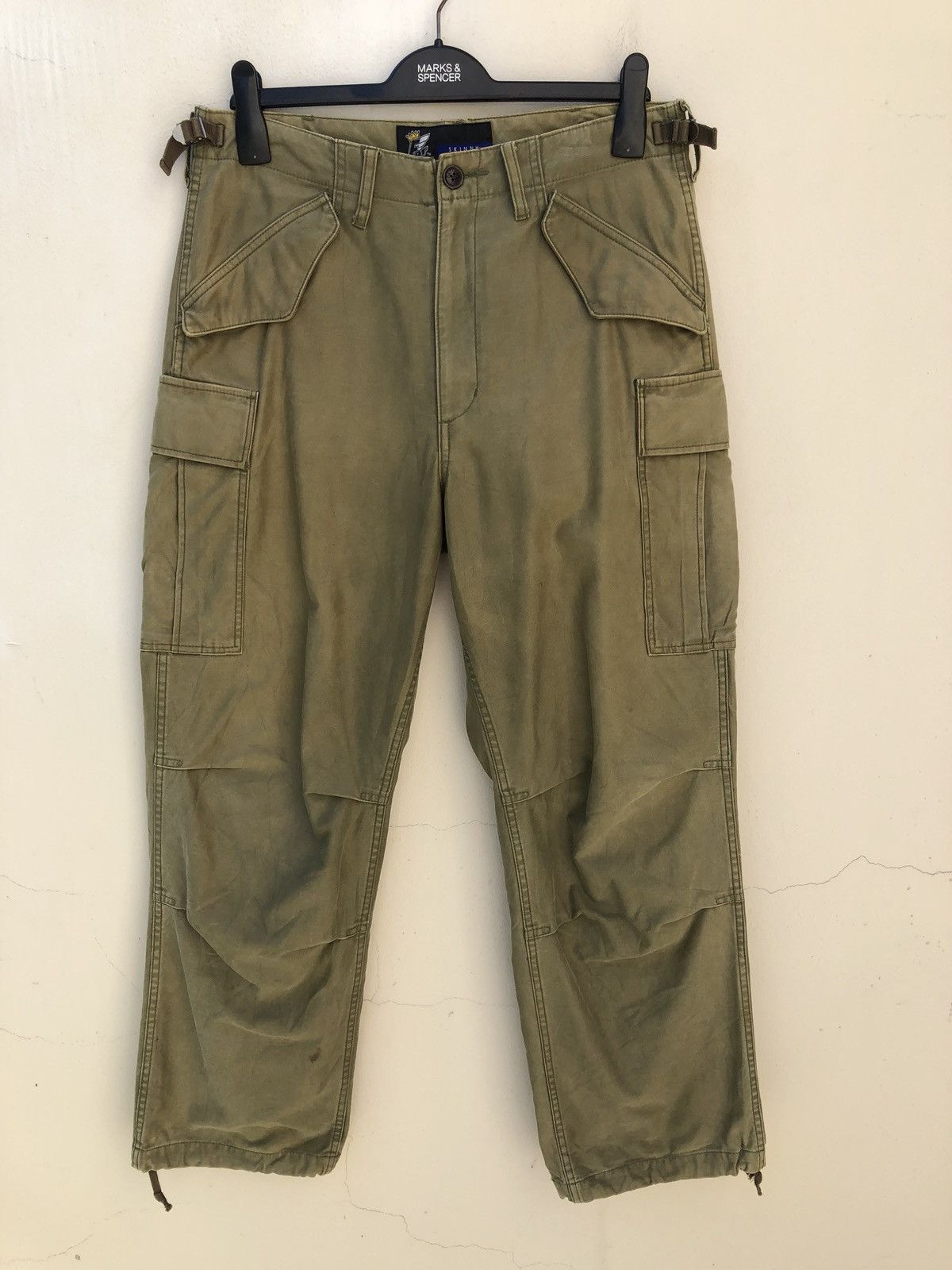 Fat Tokyo Fat Tokyo Olive Green Cargo Trouser Pant Size US 32 / EU 48 - 1 Thumbnail