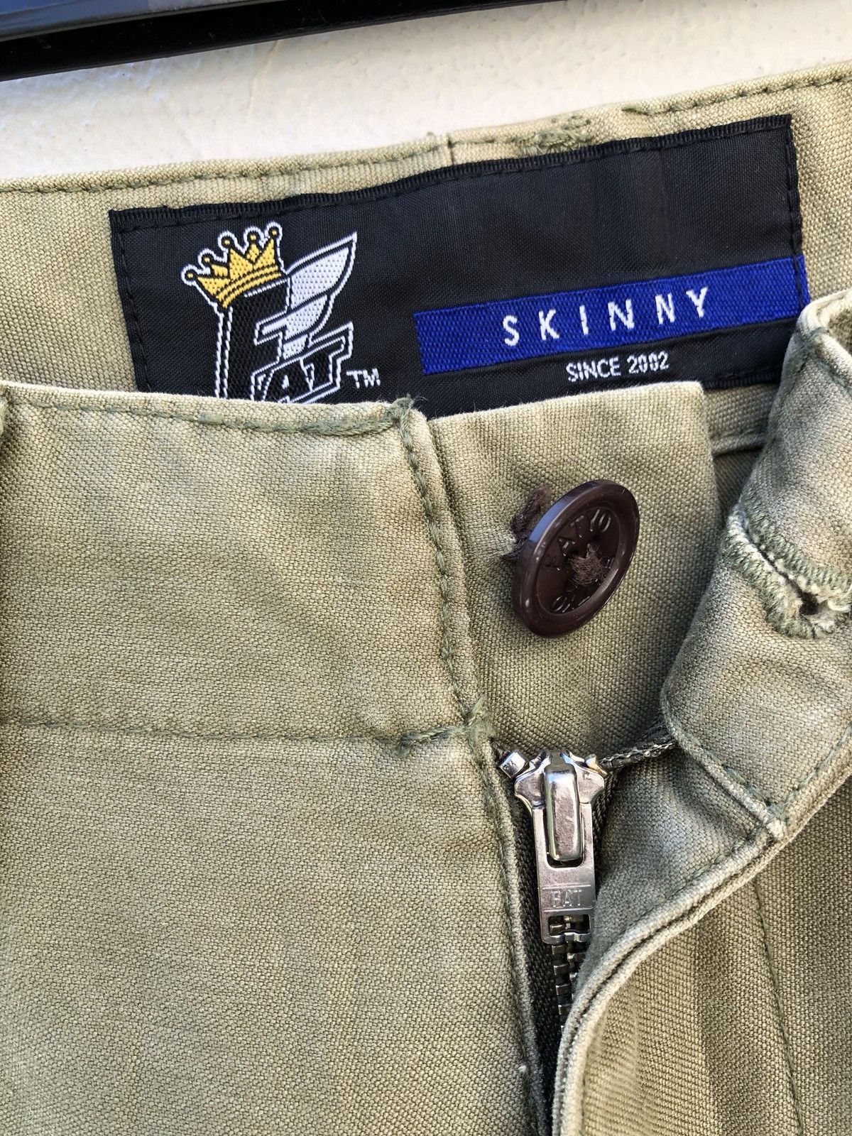 Fat Tokyo Fat Tokyo Olive Green Cargo Trouser Pant Size US 32 / EU 48 - 6 Thumbnail