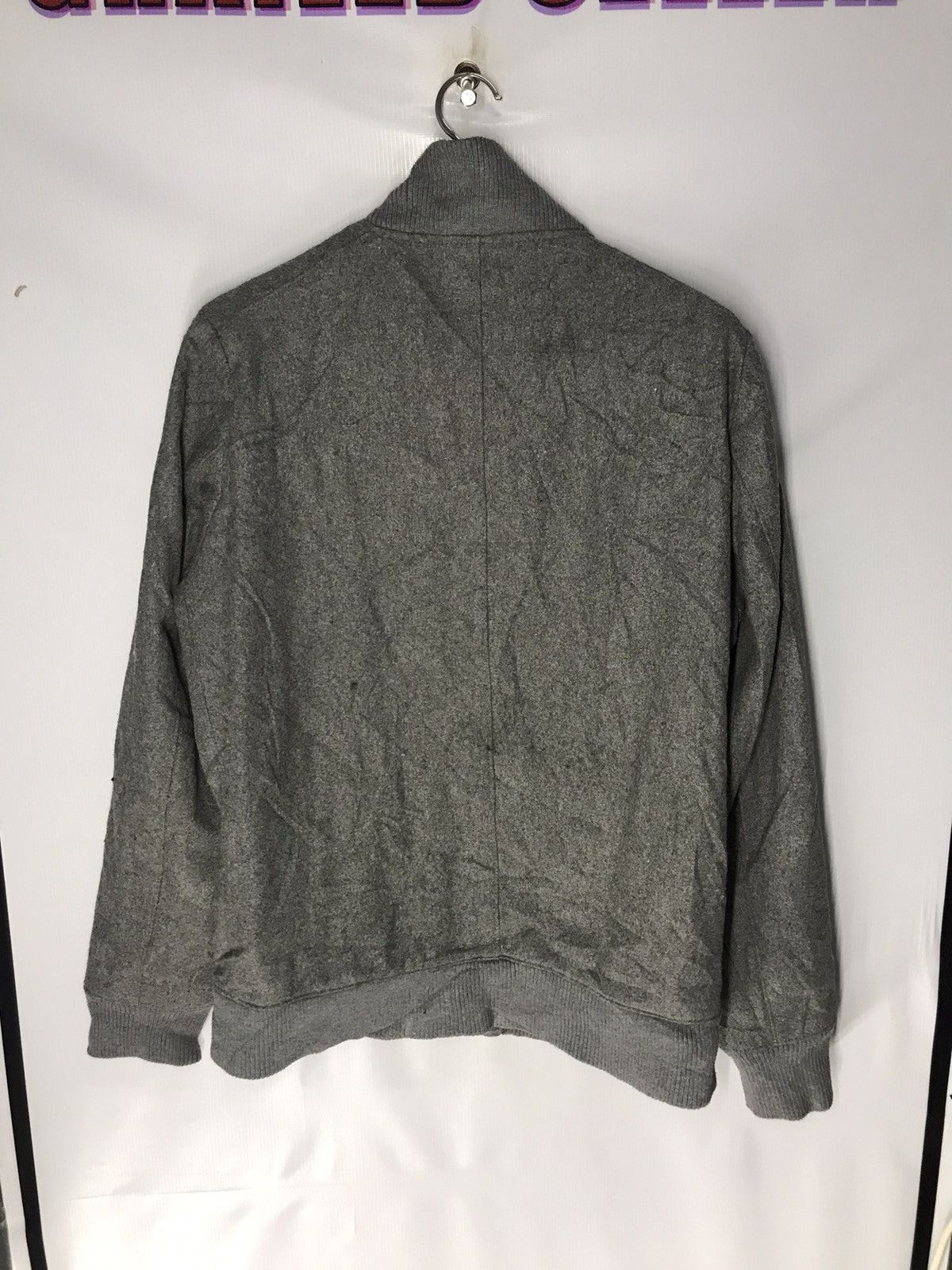 Japanese Brand Browny New York spellout wool button jacket Size US M / EU 48-50 / 2 - 8 Thumbnail