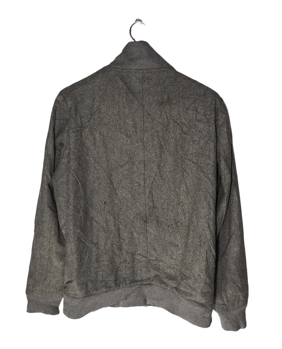 Japanese Brand Browny New York spellout wool button jacket Size US M / EU 48-50 / 2 - 2 Thumbnail