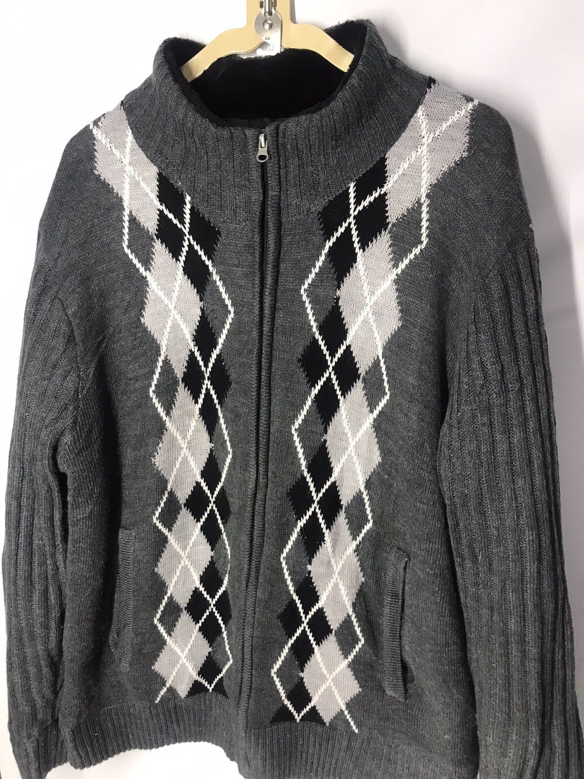 Japanese Brand Biltomy zipper knitwear jacket Size US L / EU 52-54 / 3 - 3 Thumbnail