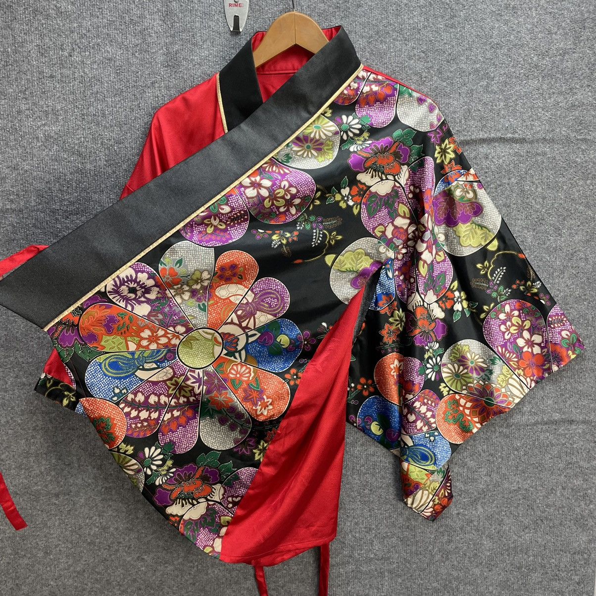 Japanese Brand Japanese Brand Haori Kimono Two Tone Design Murakami Style Size US L / EU 52-54 / 3 - 3 Thumbnail