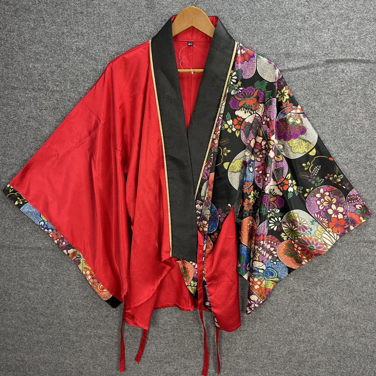 Japanese Brand Japanese Brand Haori Kimono Two Tone Design Murakami Style Size US L / EU 52-54 / 3 - 1 Thumbnail