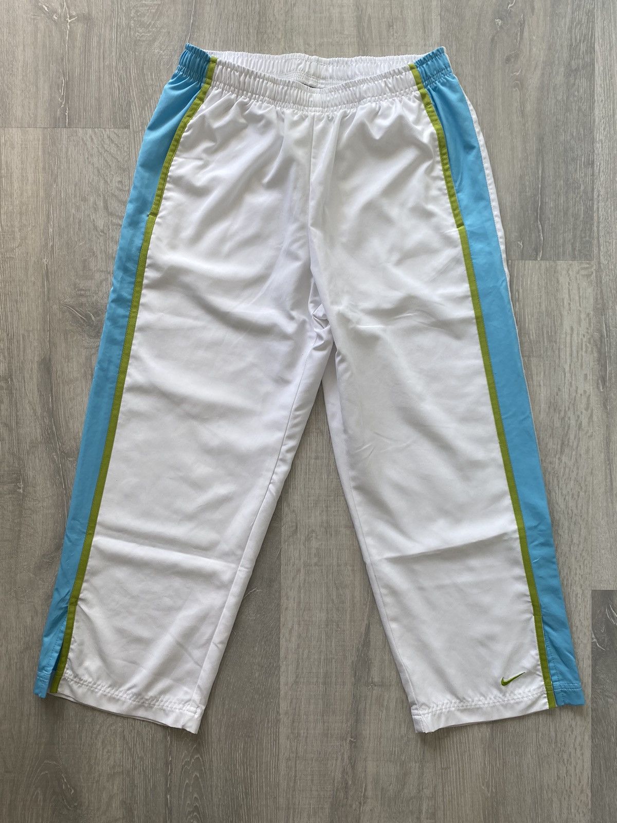 Nike Nike vintage white track pants small swoosh 2000s Size US 28 / EU 44 - 1 Thumbnail