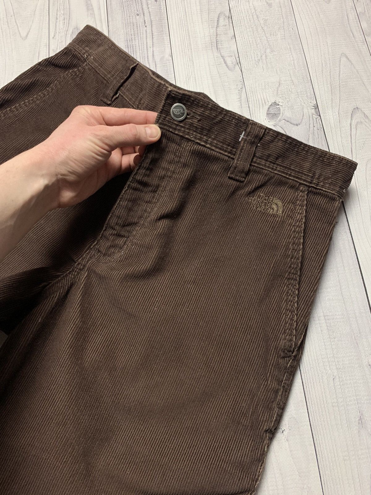 The North Face × Vintage Vintage The north face pants velvet brown rare denim size M Size US 32 / EU 48 - 2 Thumbnail