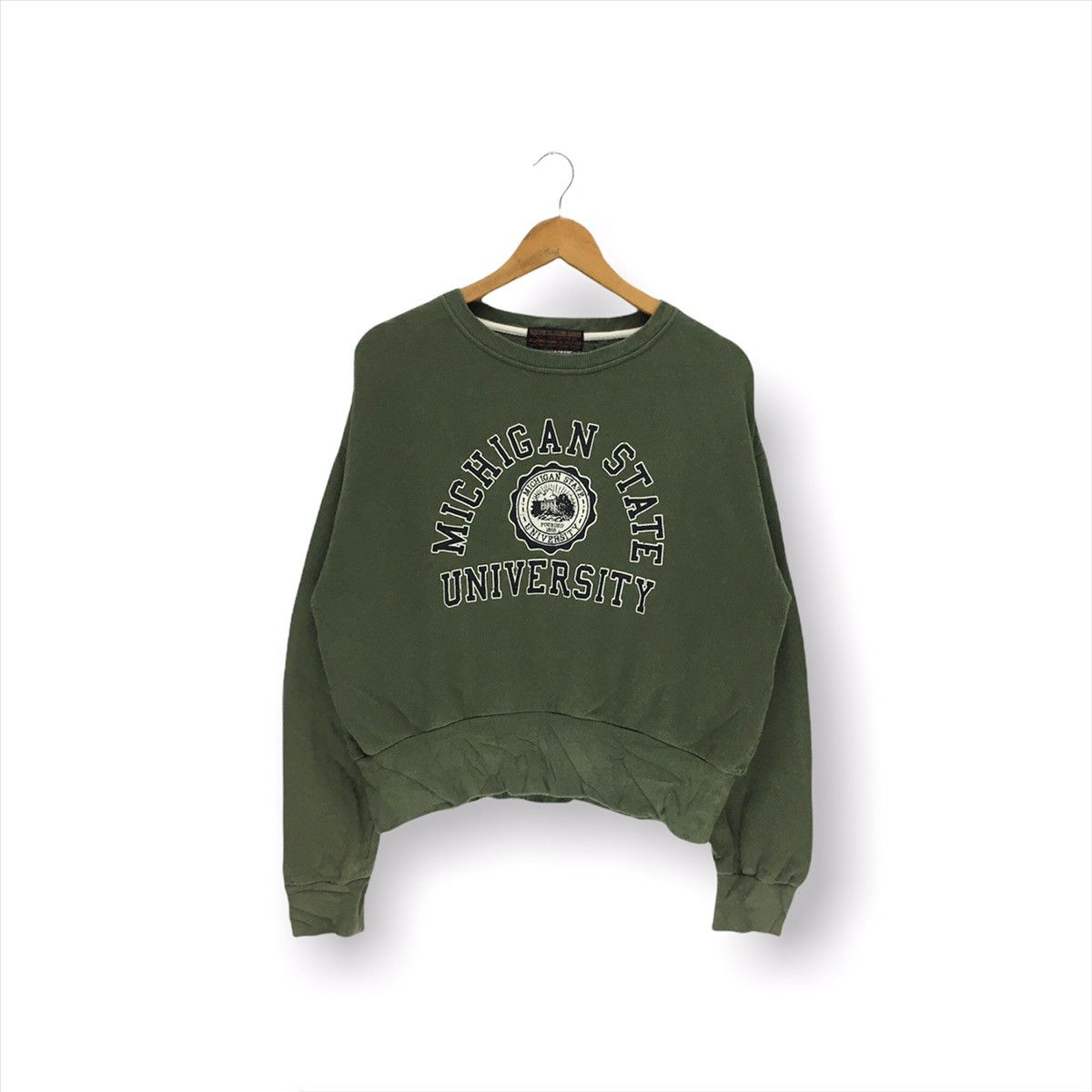 Vintage Vintage Michigan State University College Sweatshirt Size US S / EU 44-46 / 1 - 1 Thumbnail