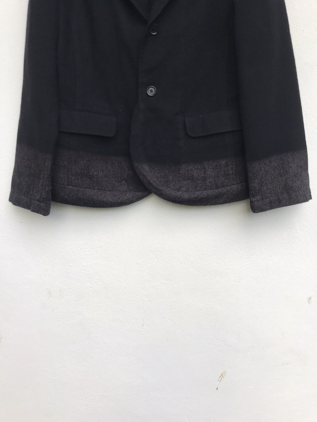 Issey Miyake Plantation by Issey Miyake Two-tone Wool Jacket Women Size M / US 6-8 / IT 42-44 - 4 Thumbnail