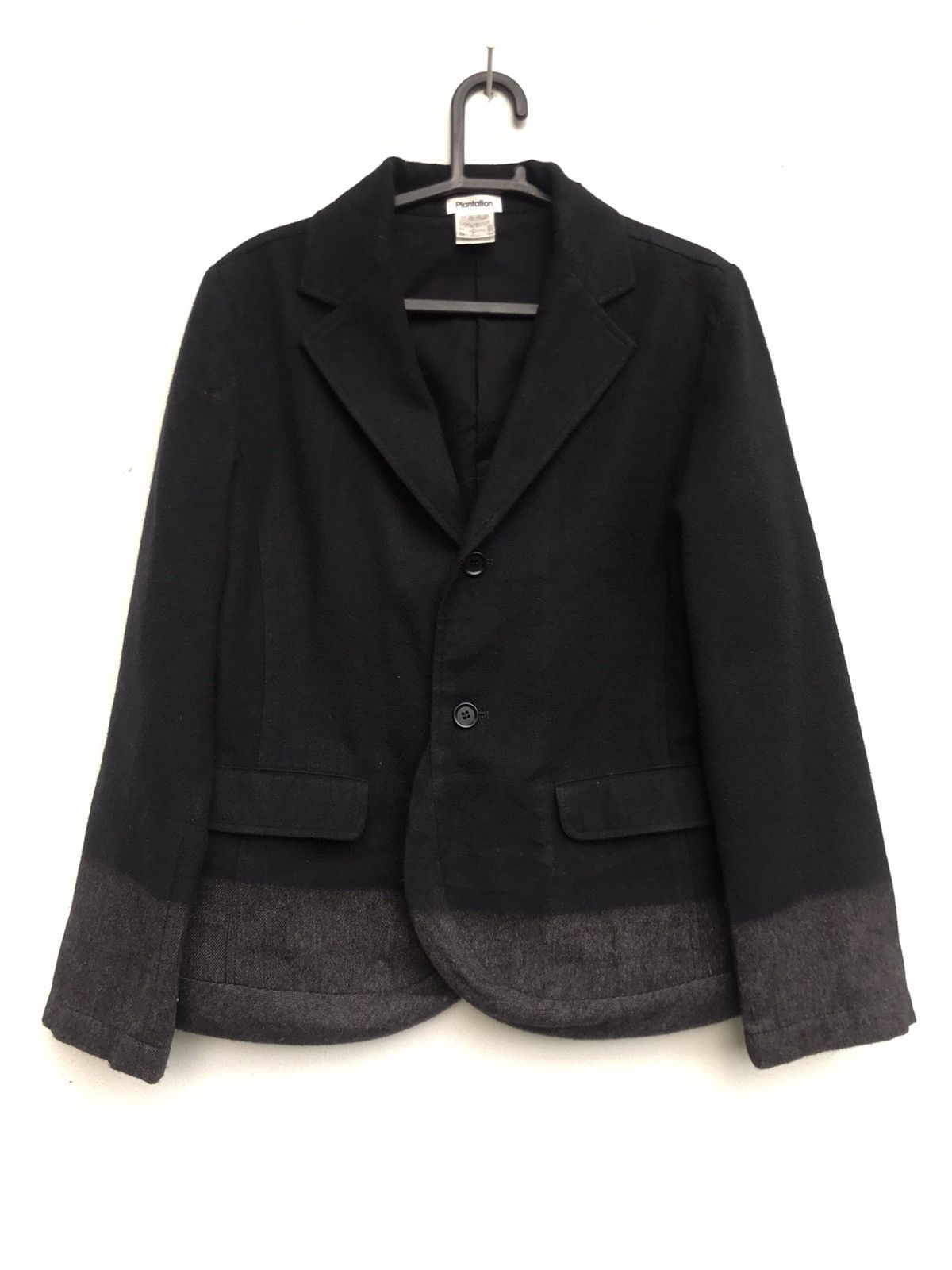 Issey Miyake Plantation by Issey Miyake Two-tone Wool Jacket Women Size M / US 6-8 / IT 42-44 - 1 Thumbnail
