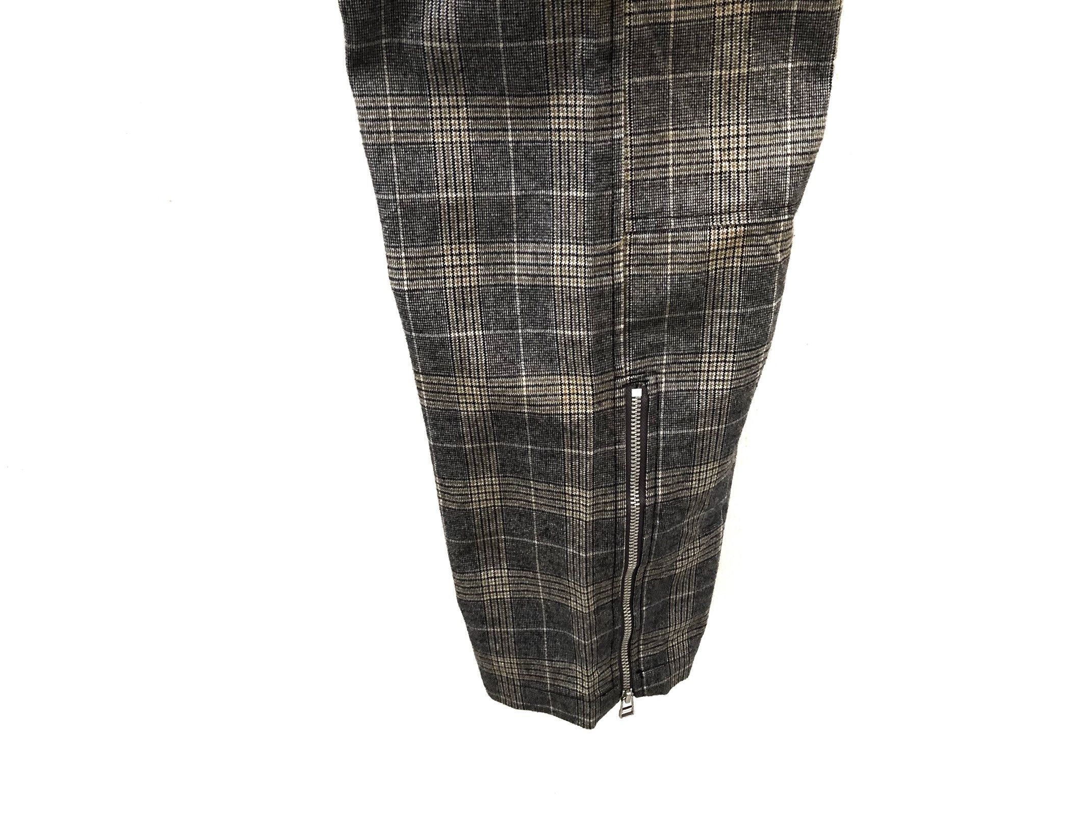 Vintage Mximilian Japan Checkered Bondage Cargo Trouser Pant Size US 31 - 13 Thumbnail