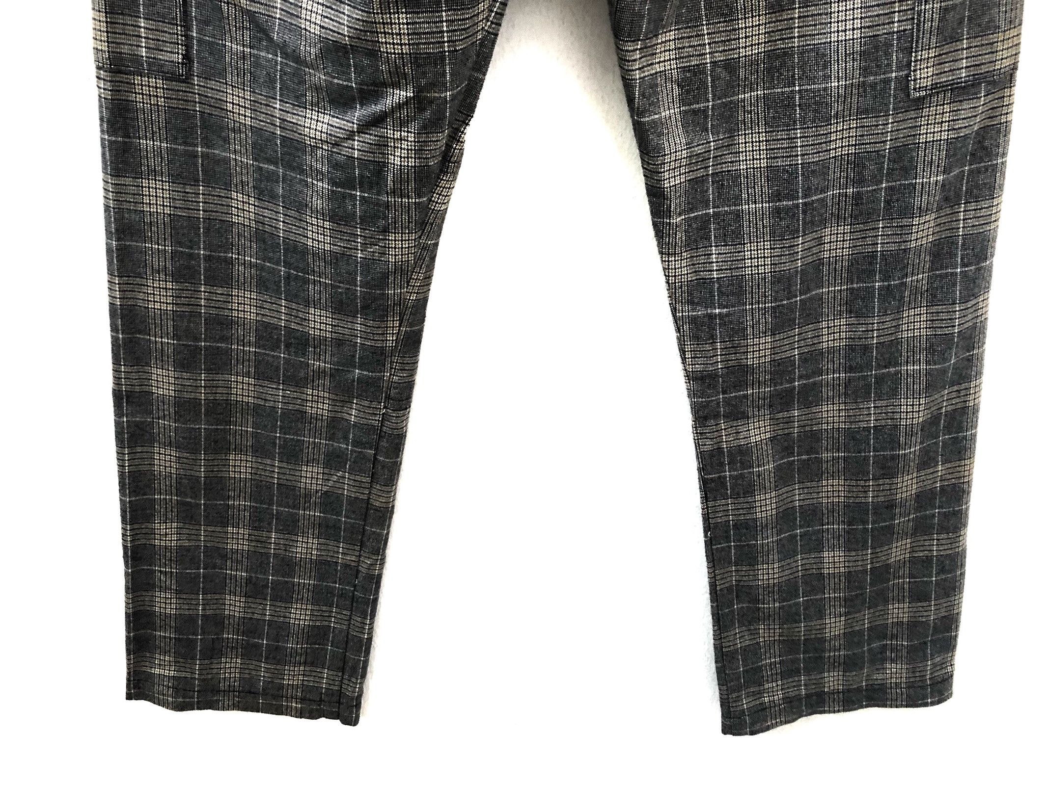 Vintage Mximilian Japan Checkered Bondage Cargo Trouser Pant Size US 31 - 10 Thumbnail