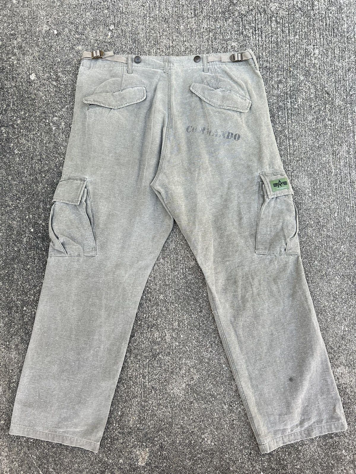 Vintage Rules Of Engagement Japan Faded Og Cargo Trouser Pant Size US 34 / EU 50 - 5 Thumbnail