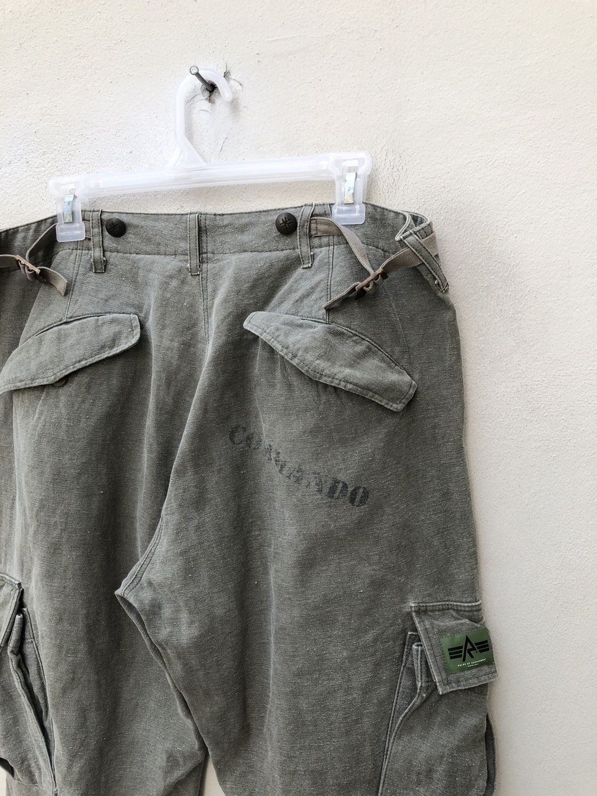 Vintage Rules Of Engagement Japan Faded Og Cargo Trouser Pant Size US 34 / EU 50 - 16 Thumbnail