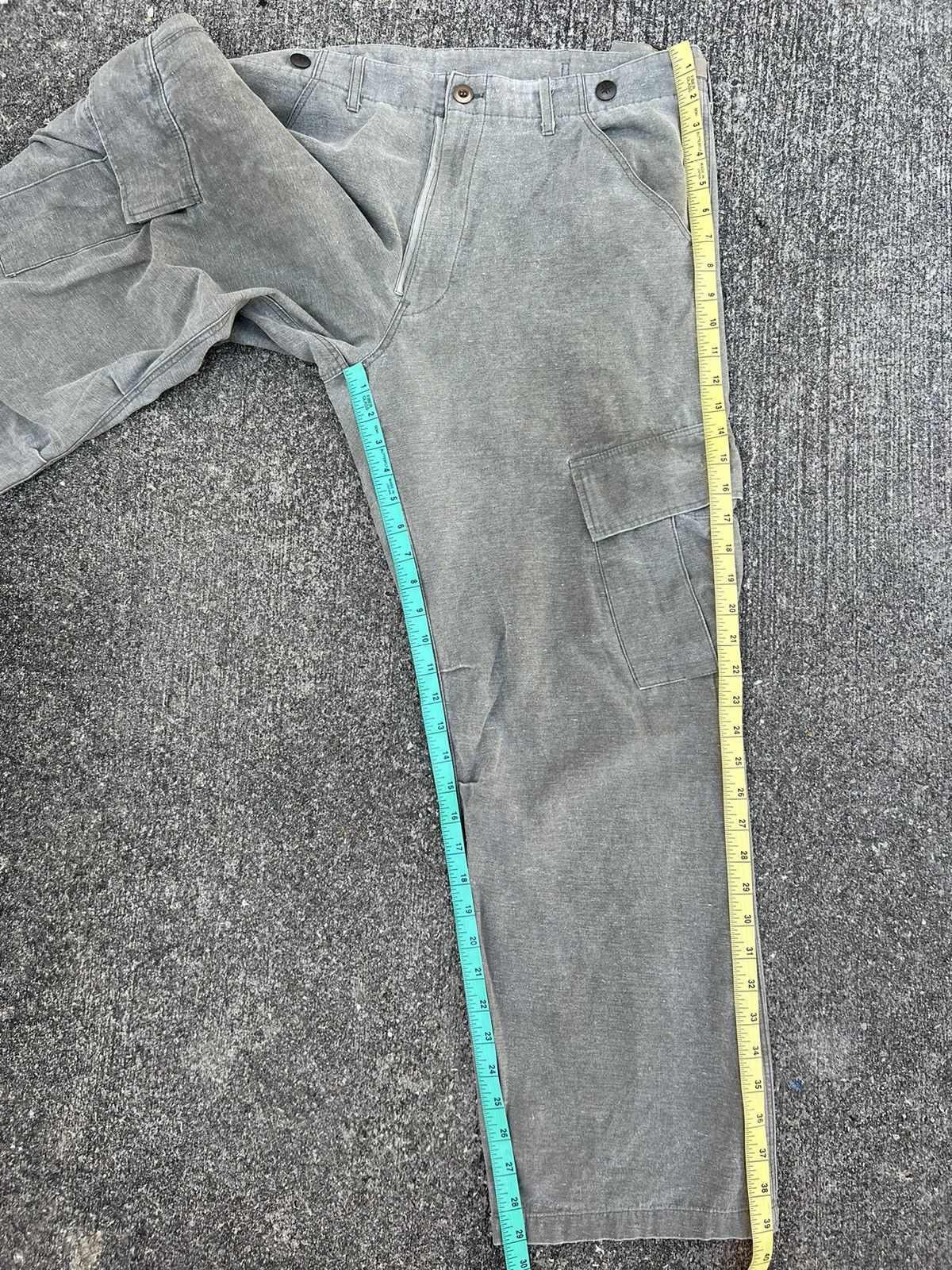 Vintage Rules Of Engagement Japan Faded Og Cargo Trouser Pant Size US 34 / EU 50 - 4 Thumbnail