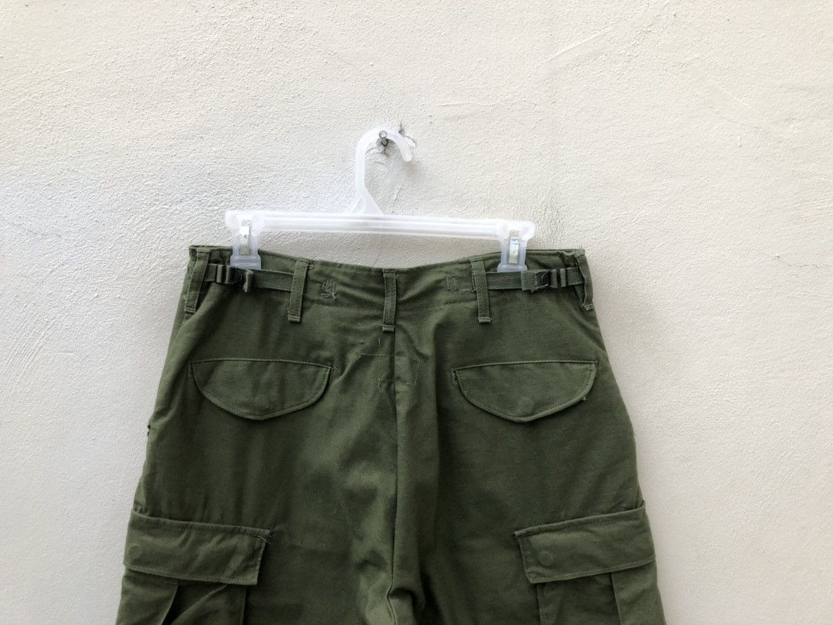 Vintage 1976 Vietnam War Military Olive Green Cargo Trouser Pant Size US 30 / EU 46 - 9 Thumbnail