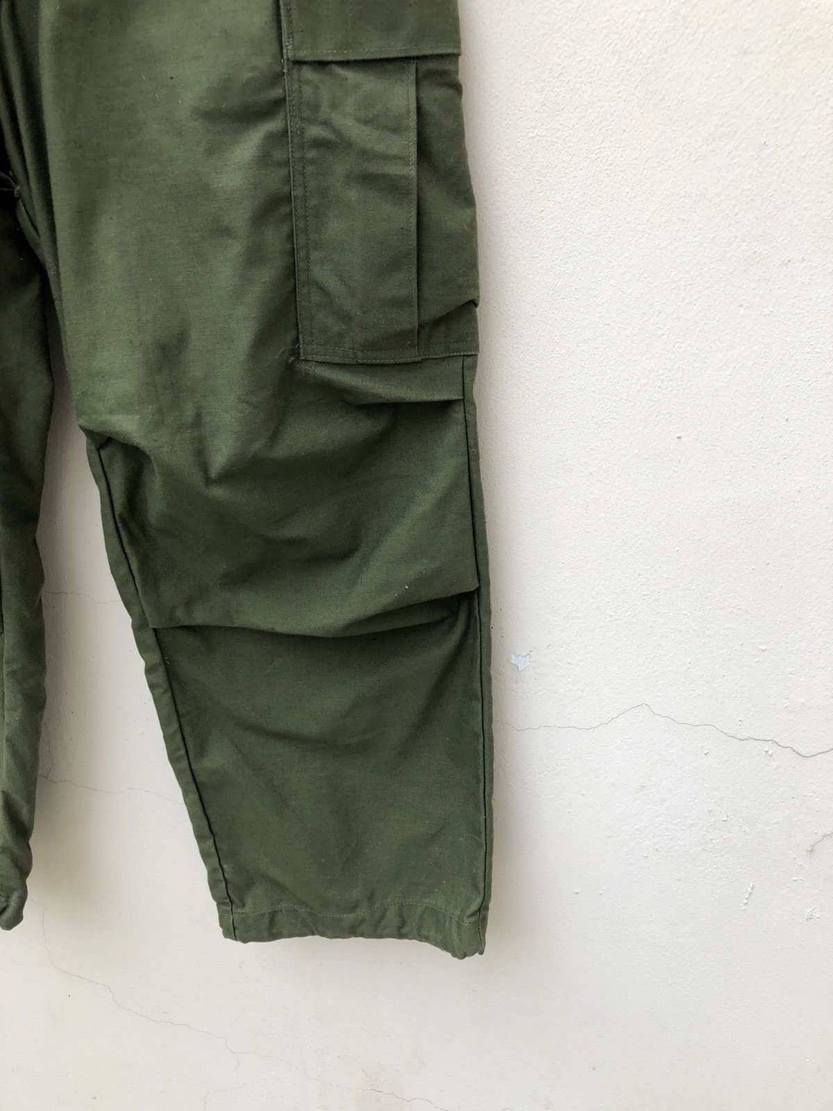 Vintage 1976 Vietnam War Military Olive Green Cargo Trouser Pant Size US 30 / EU 46 - 6 Thumbnail