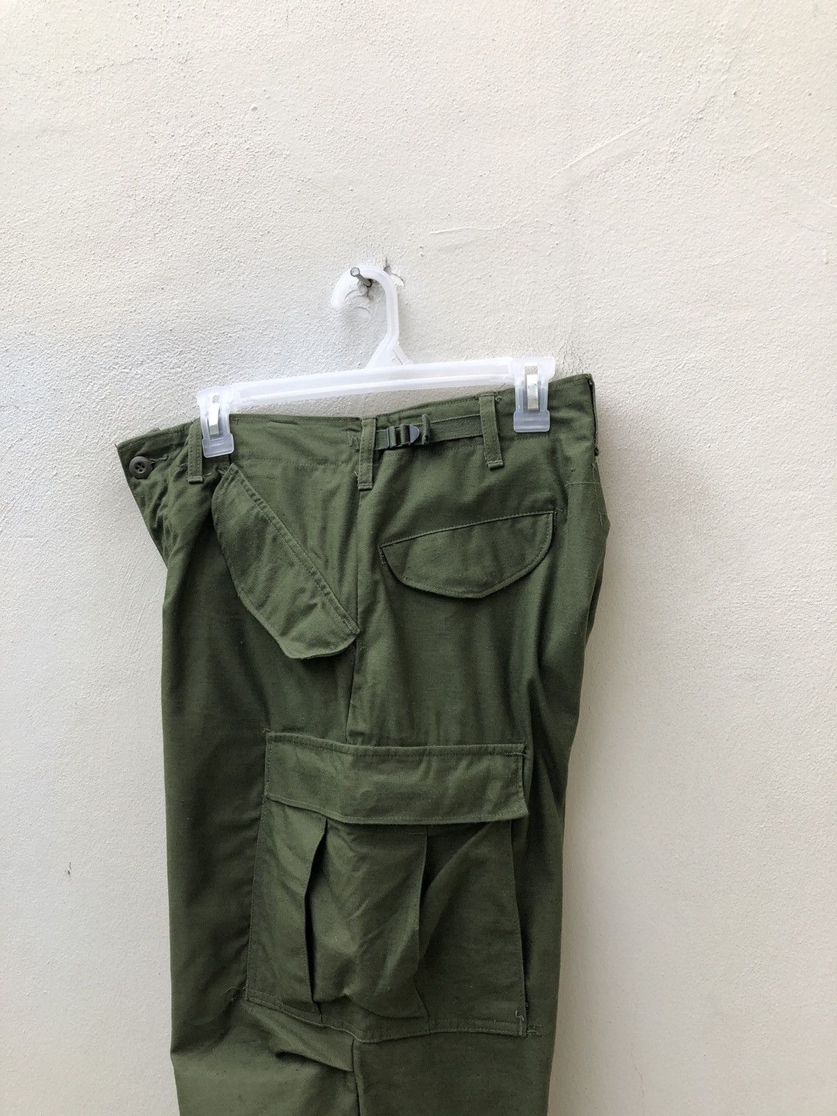 Vintage 1976 Vietnam War Military Olive Green Cargo Trouser Pant Size US 30 / EU 46 - 15 Thumbnail