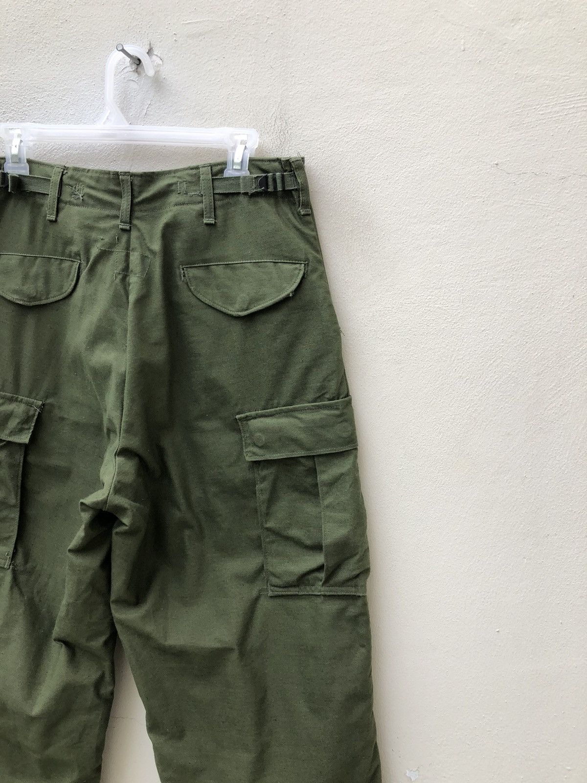 Vintage 1976 Vietnam War Military Olive Green Cargo Trouser Pant Size US 30 / EU 46 - 12 Thumbnail