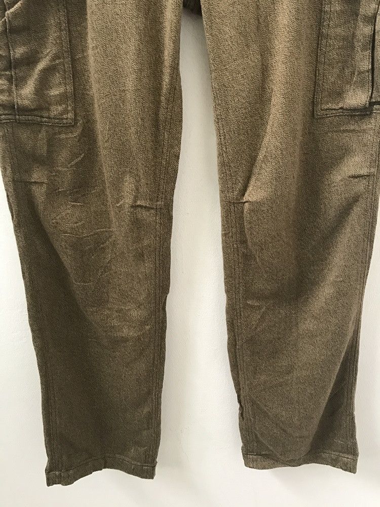 Japanese Brand Surplus Made in Japan Sandy Olive Green Cargo Trouser Pant Size US 30 / EU 46 - 4 Thumbnail