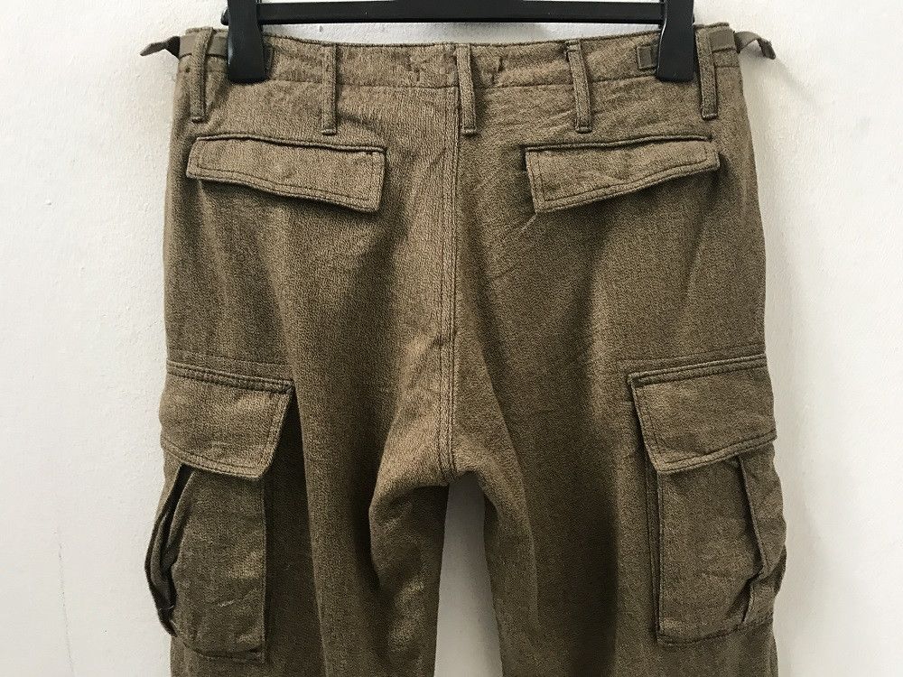 Japanese Brand Surplus Made in Japan Sandy Olive Green Cargo Trouser Pant Size US 30 / EU 46 - 8 Thumbnail