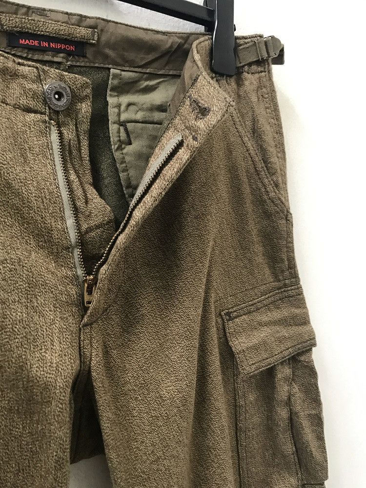 Japanese Brand Surplus Made in Japan Sandy Olive Green Cargo Trouser Pant Size US 30 / EU 46 - 5 Thumbnail