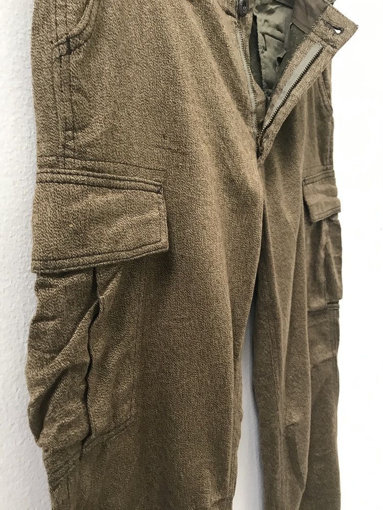 Japanese Brand Surplus Made in Japan Sandy Olive Green Cargo Trouser Pant Size US 30 / EU 46 - 6 Thumbnail