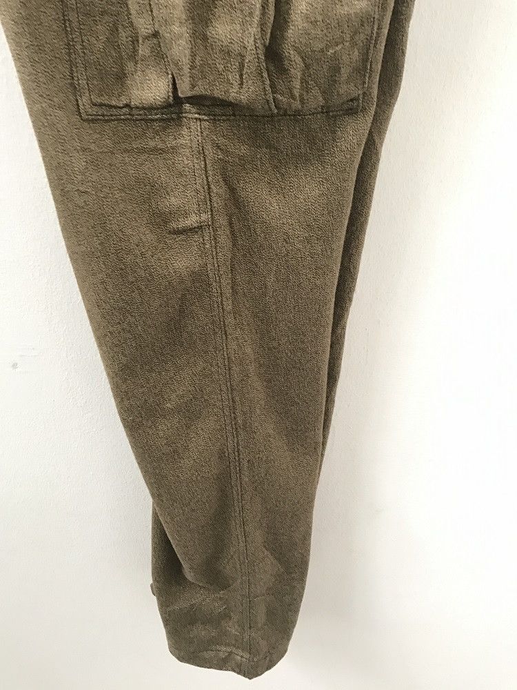 Japanese Brand Surplus Made in Japan Sandy Olive Green Cargo Trouser Pant Size US 30 / EU 46 - 13 Thumbnail