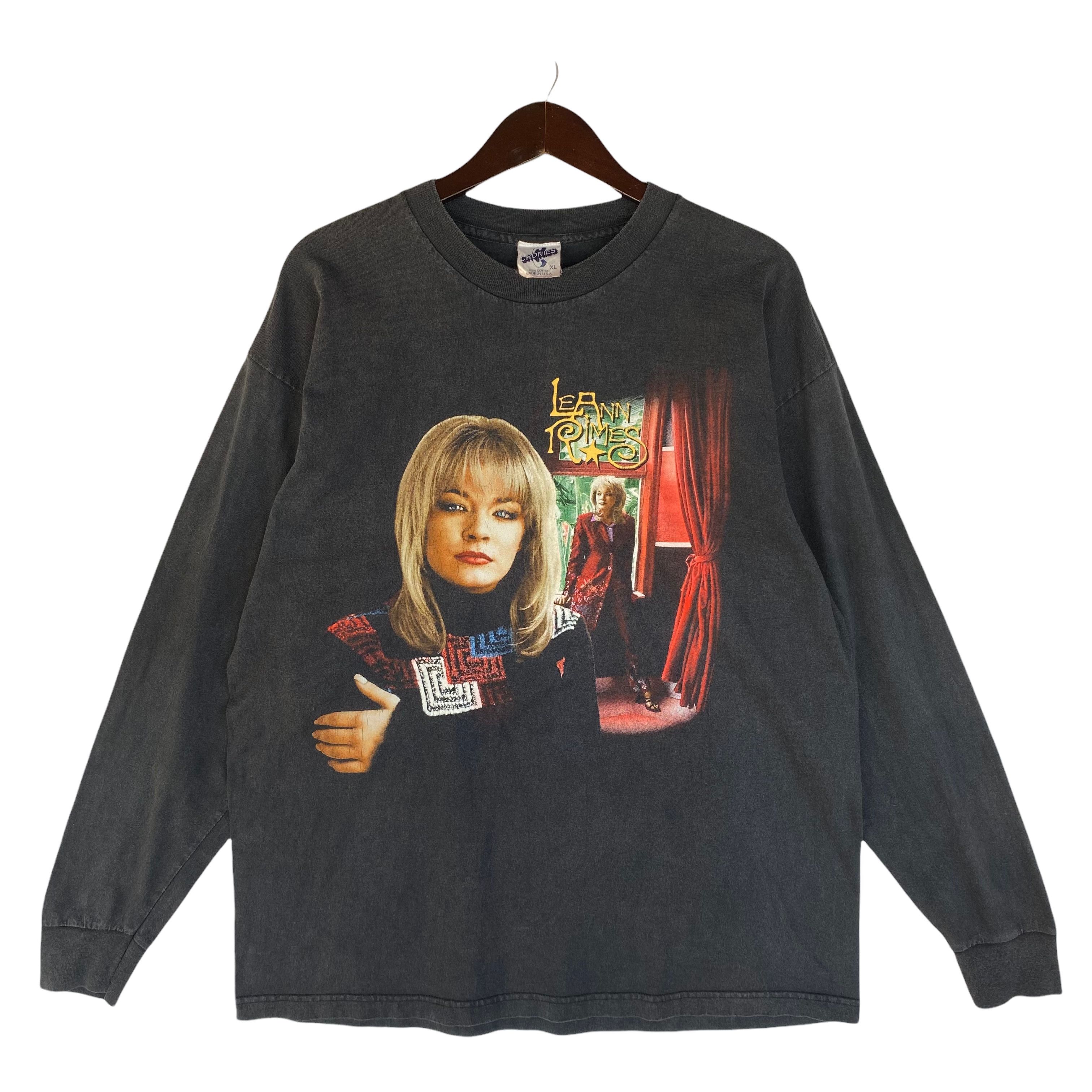 Band Tees 🔥VINTAGE 90s LeAnn Rimes Pop Country singer 1998 tee shirt Size US XL / EU 56 / 4 - 1 Thumbnail