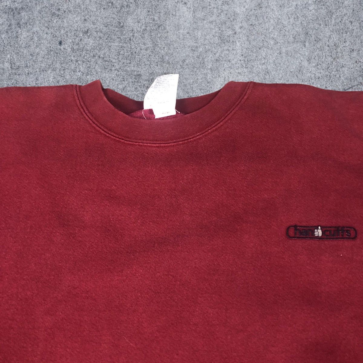 Vintage Vintage 90s Handcuffs Logo Skateboarding Sweatshirt Adult XL Size US XL / EU 56 / 4 - 2 Thumbnail