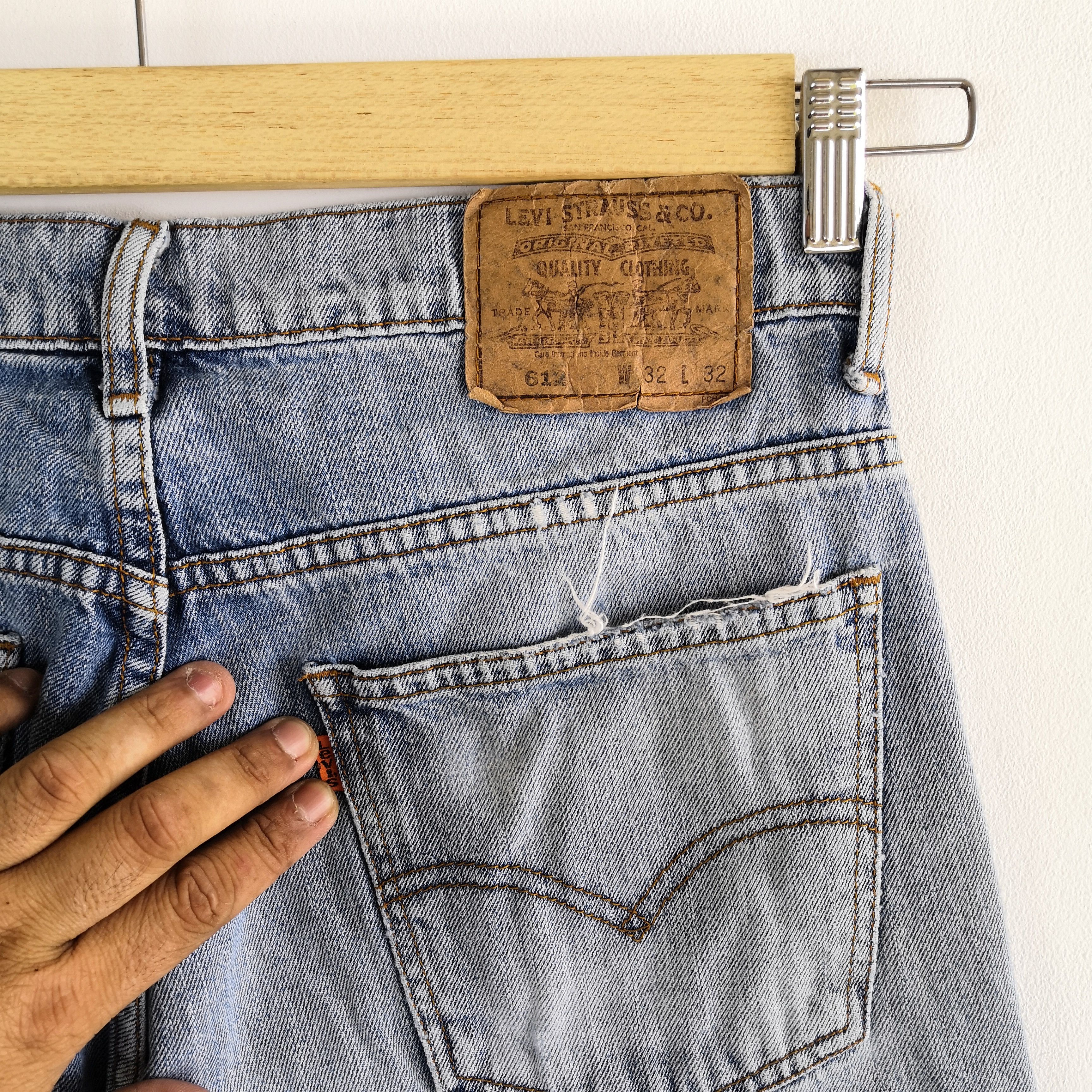Levi's Vintage Levis Light Wash Jeans Orange Tab Baggy Denim Size US 30 / EU 46 - 7 Thumbnail