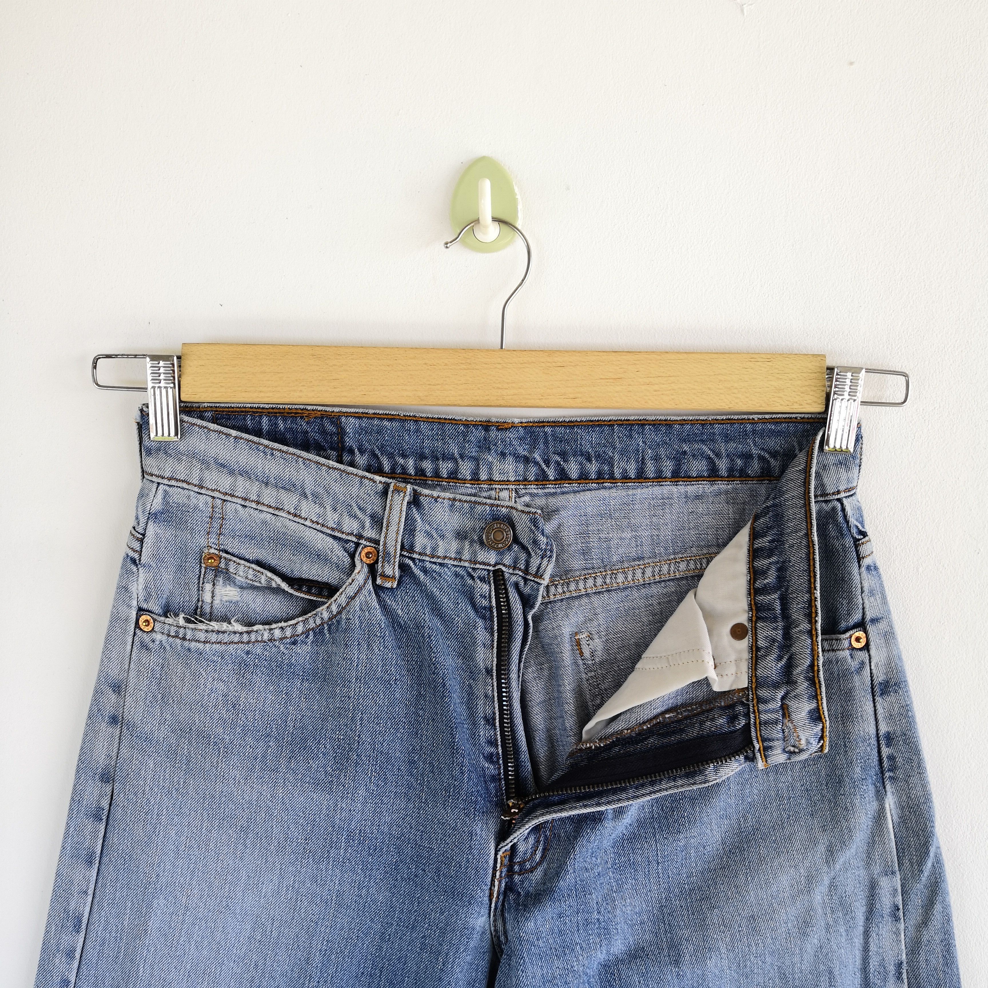 Levi's Vintage Levis Light Wash Jeans Orange Tab Baggy Denim Size US 30 / EU 46 - 8 Thumbnail