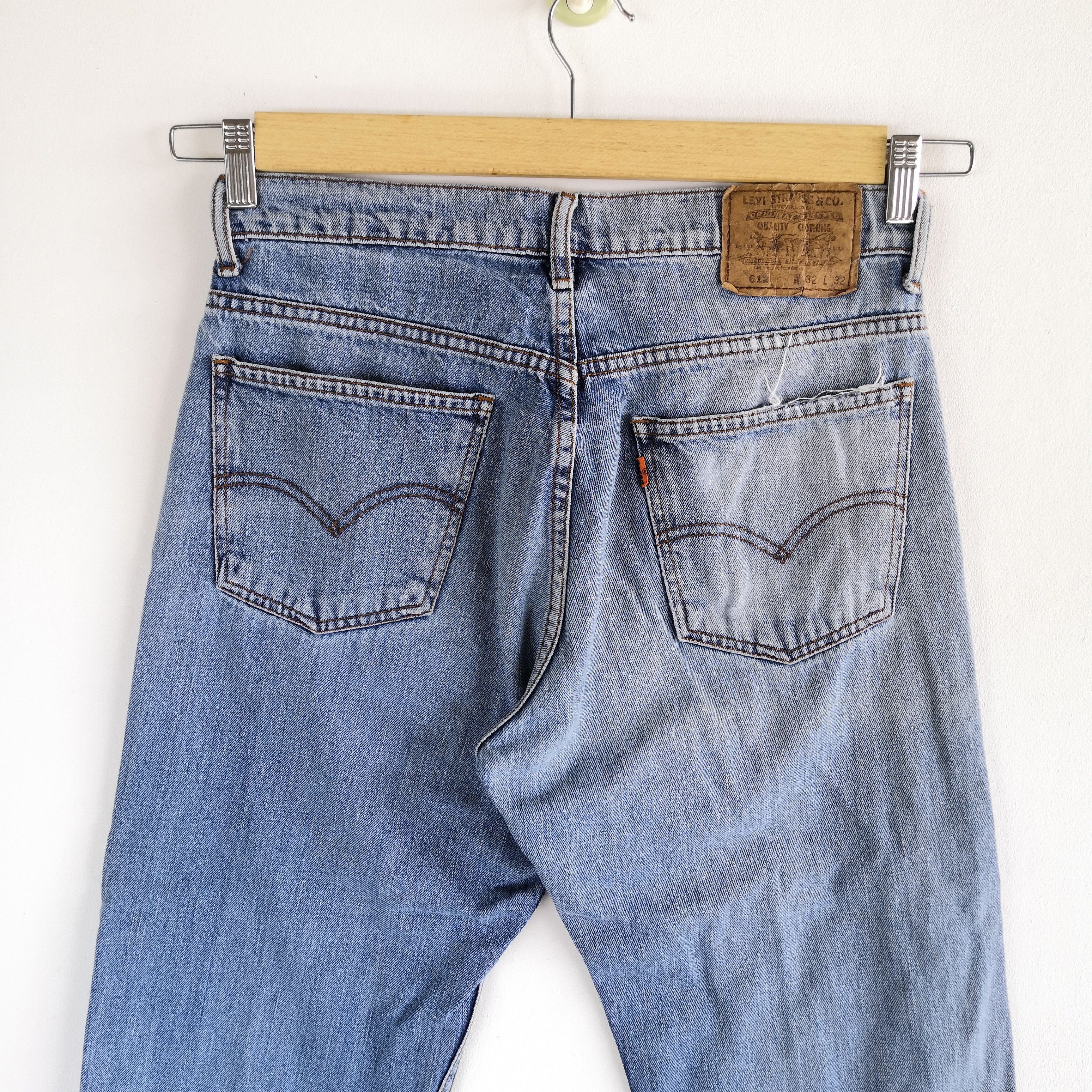 Levi's Vintage Levis Light Wash Jeans Orange Tab Baggy Denim Size US 30 / EU 46 - 6 Thumbnail