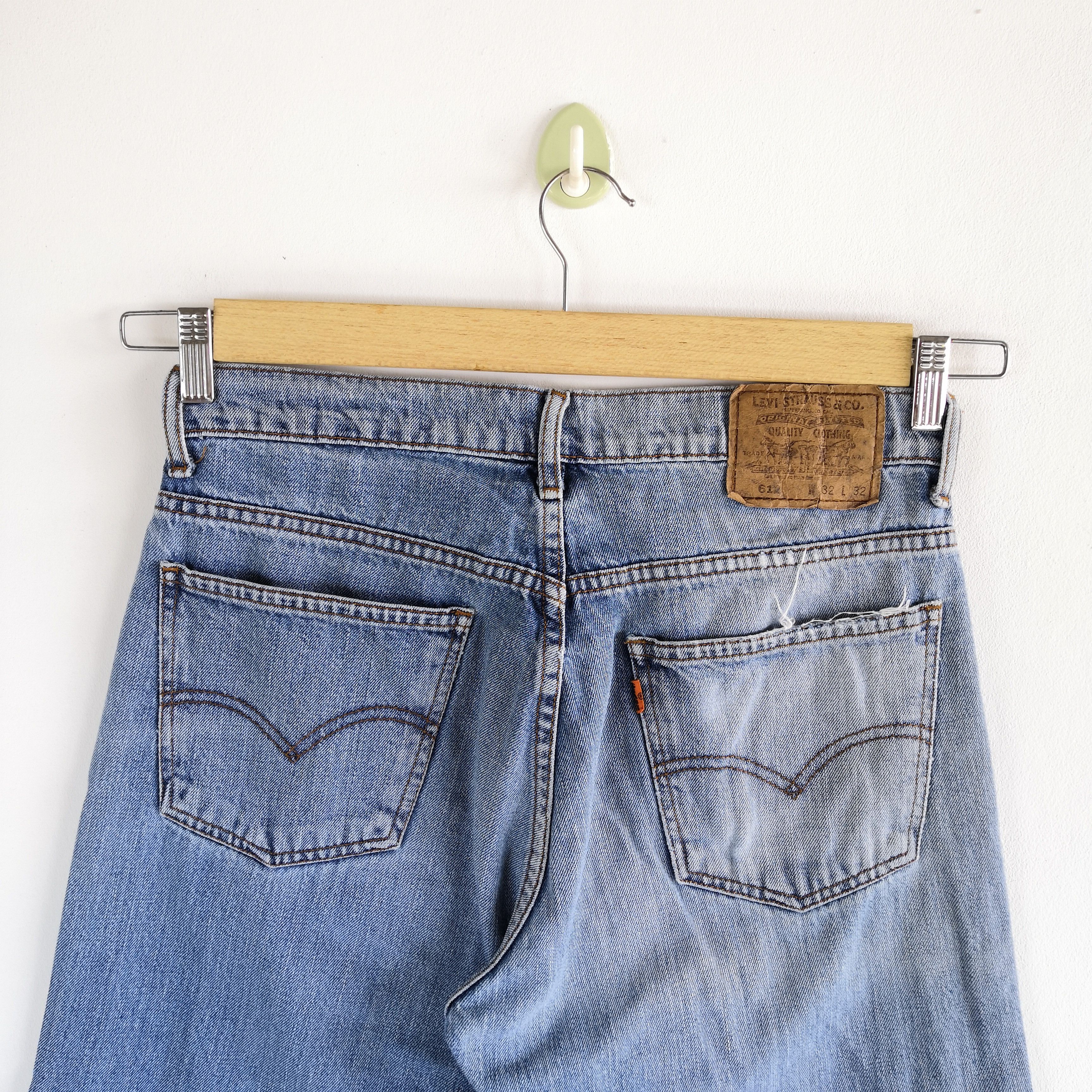 Levi's Vintage Levis Light Wash Jeans Orange Tab Baggy Denim Size US 30 / EU 46 - 5 Thumbnail