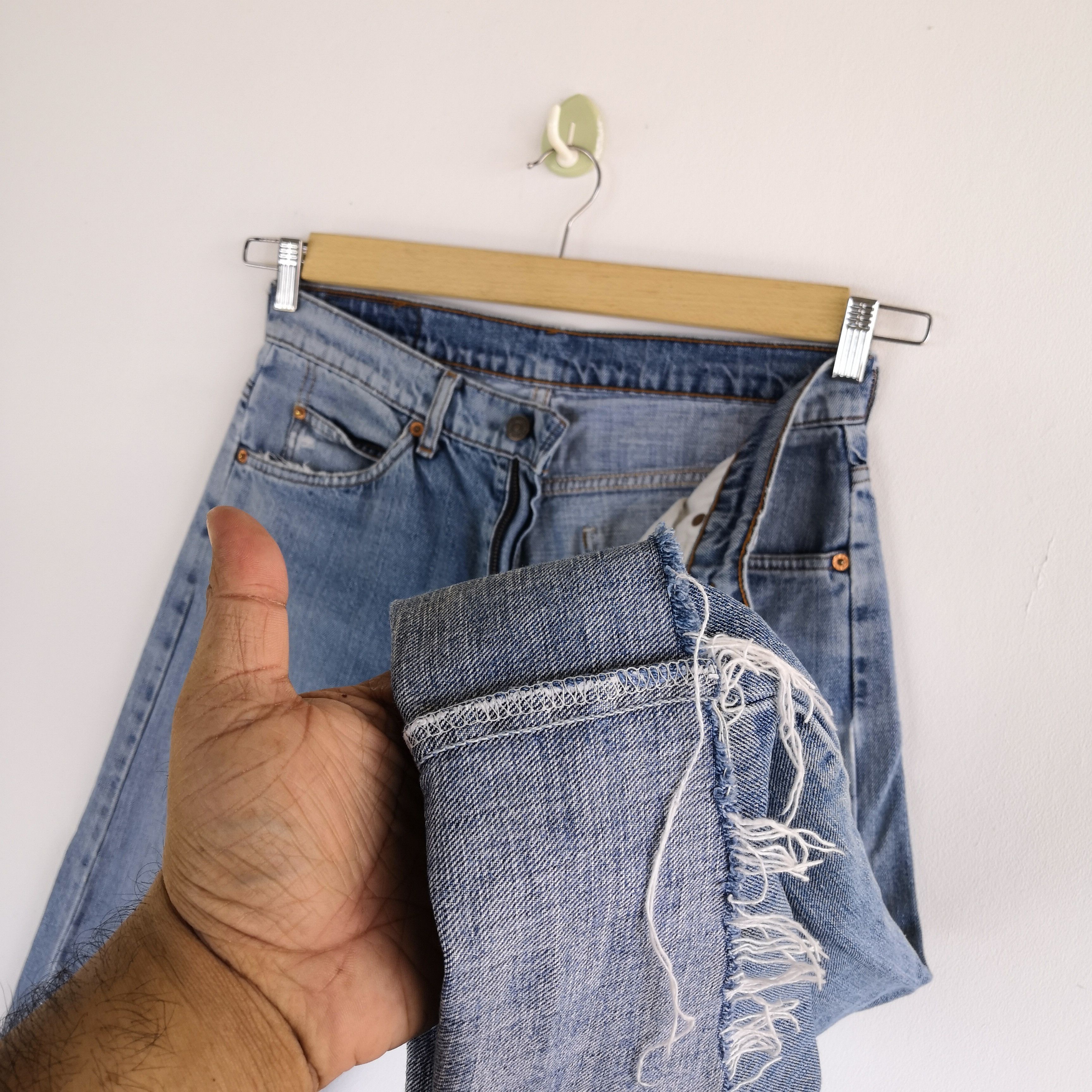 Levi's Vintage Levis Light Wash Jeans Orange Tab Baggy Denim Size US 30 / EU 46 - 10 Thumbnail