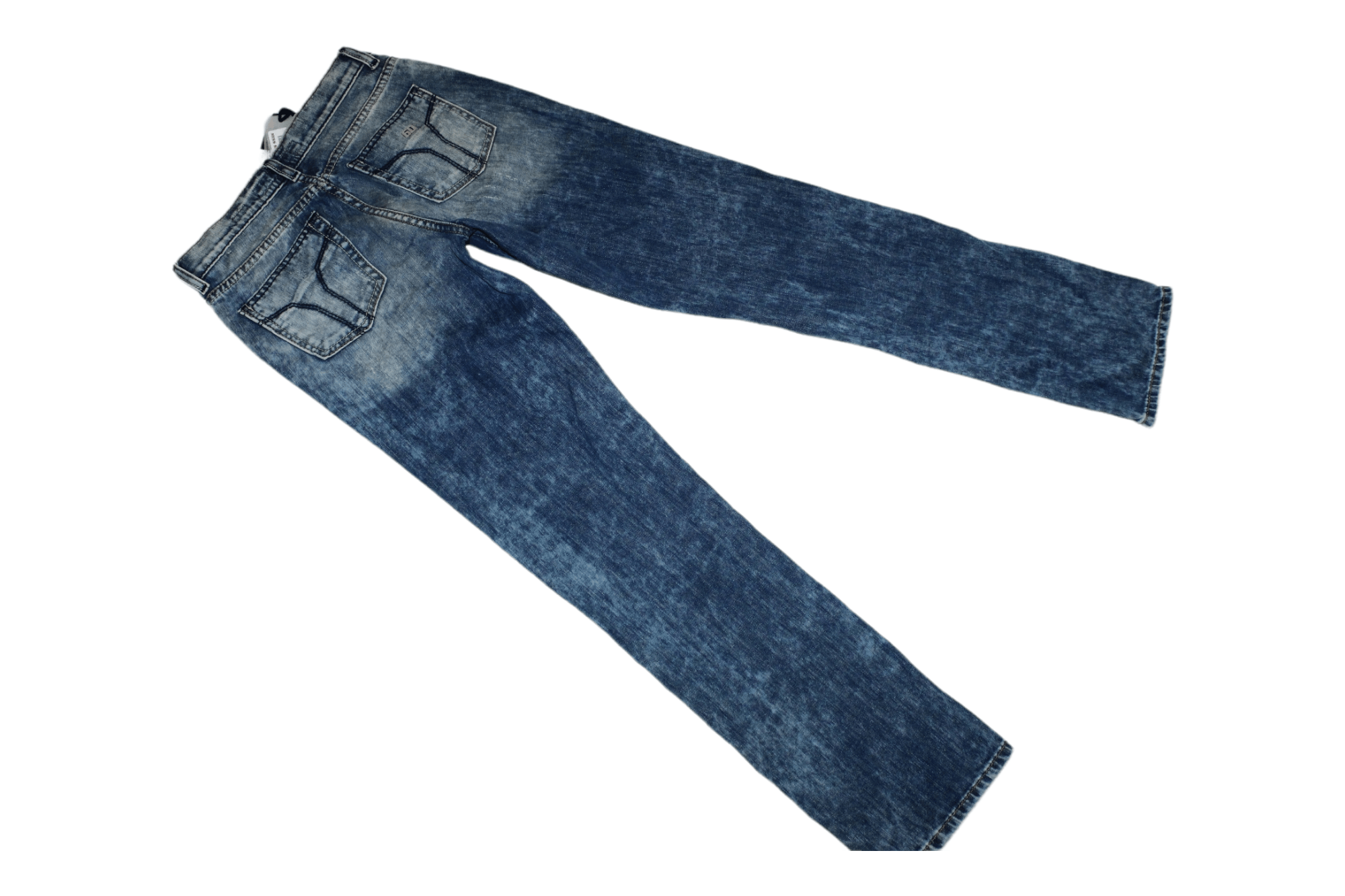 Beauty Beast VTG💥 Miss Sixty x Swarovski Floral Satin trim skinny Jeans Size US 28 / EU 44 - 4 Thumbnail