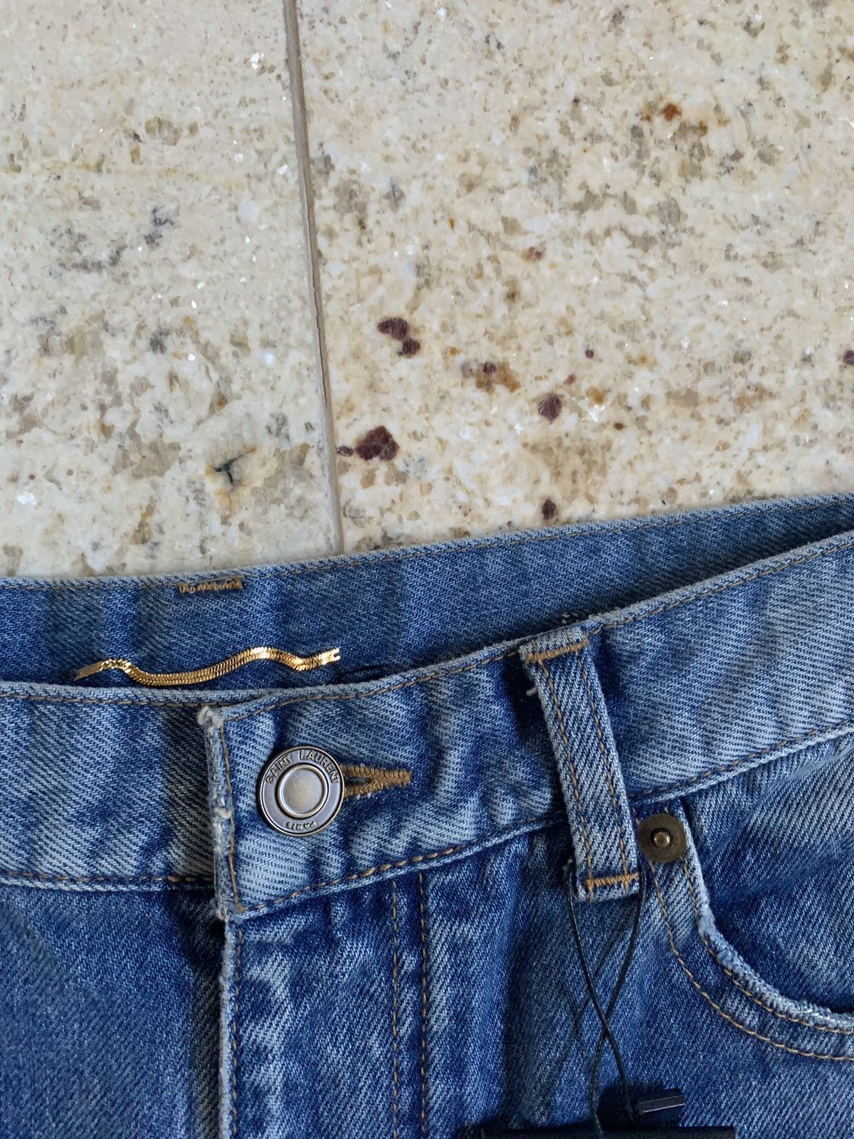 Saint Laurent Paris Blue D18 Denim Size US 31 - 8 Thumbnail
