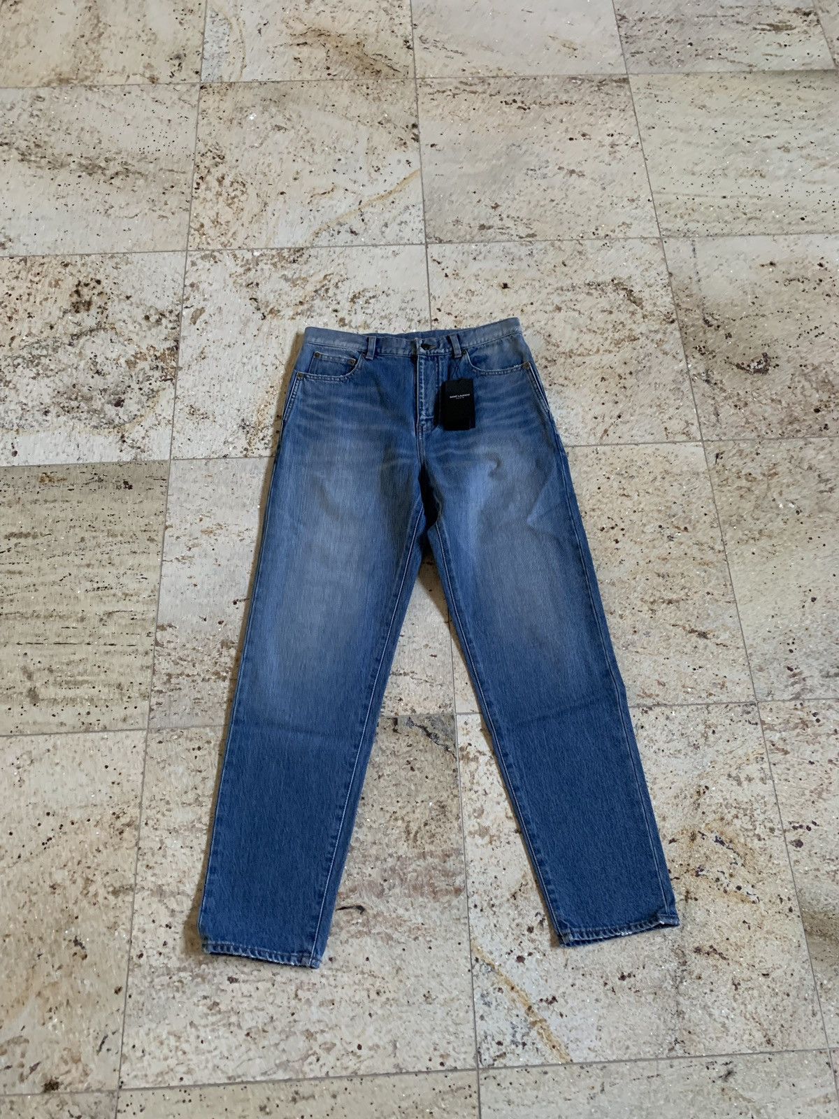 image of Saint Laurent Paris Blue D18 Denim, Men's (Size 31)