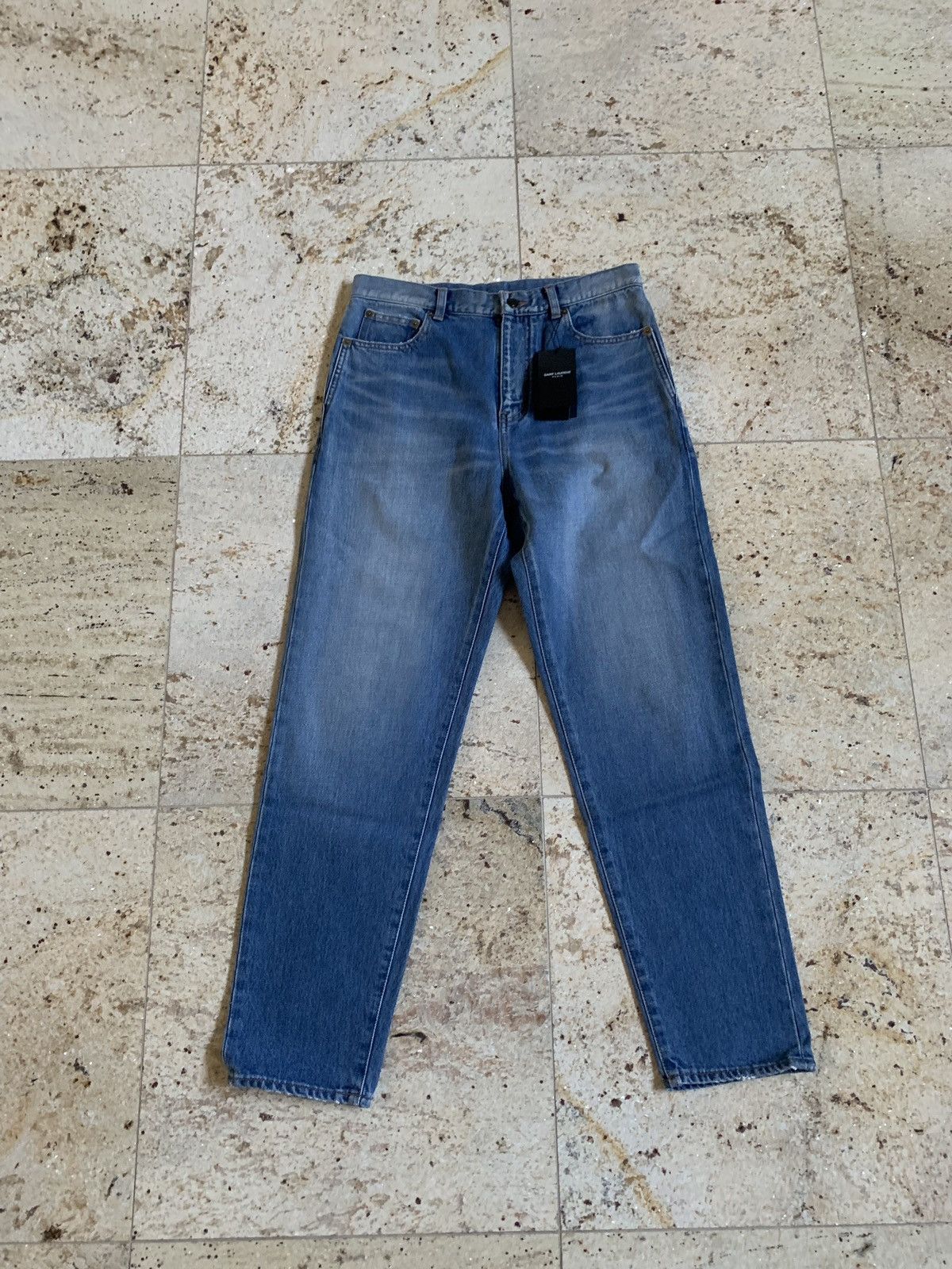 Saint Laurent Paris Blue D18 Denim Size US 31 - 2 Thumbnail