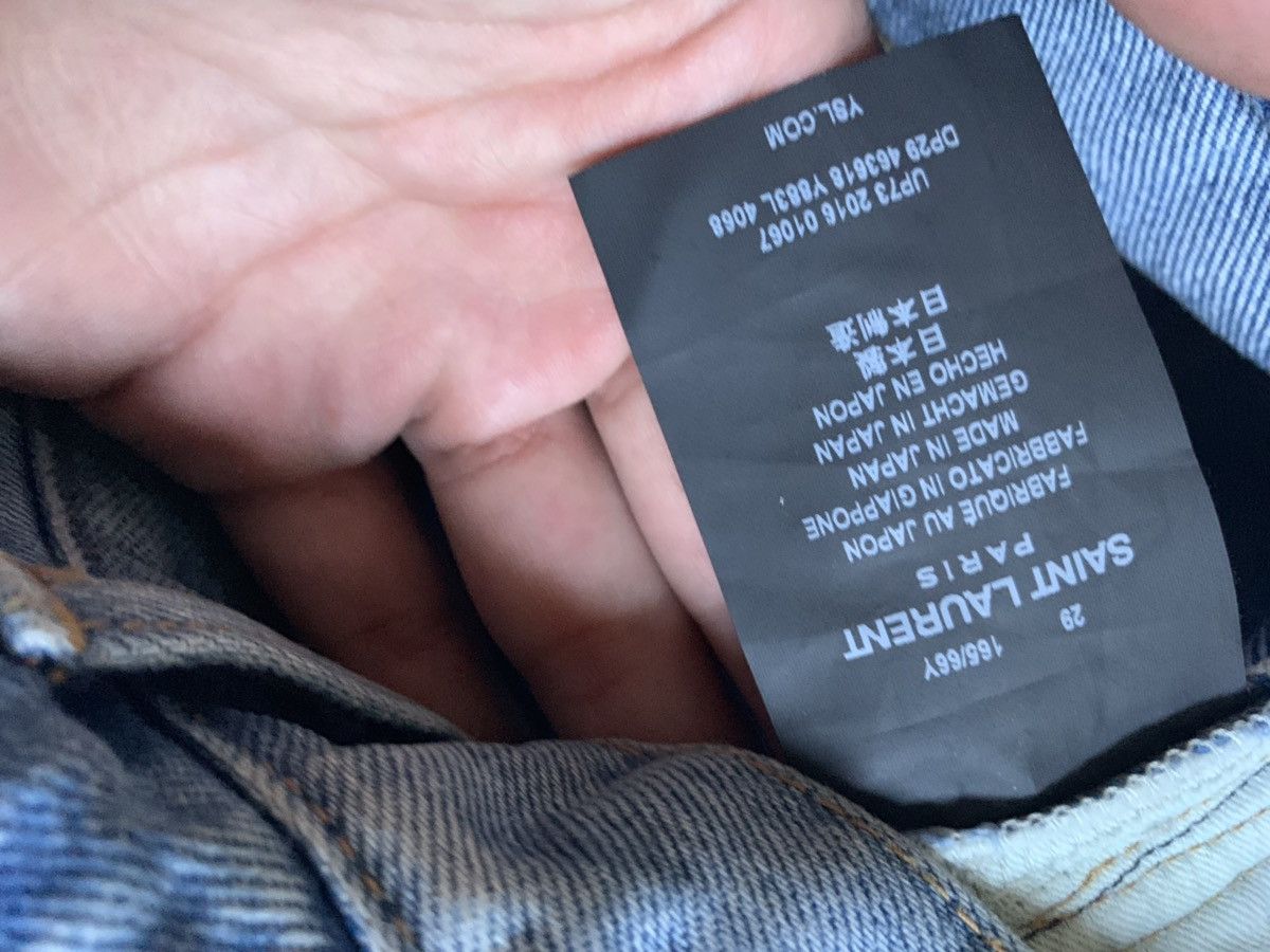 Saint Laurent Paris Blue D18 Denim Size US 31 - 11 Thumbnail