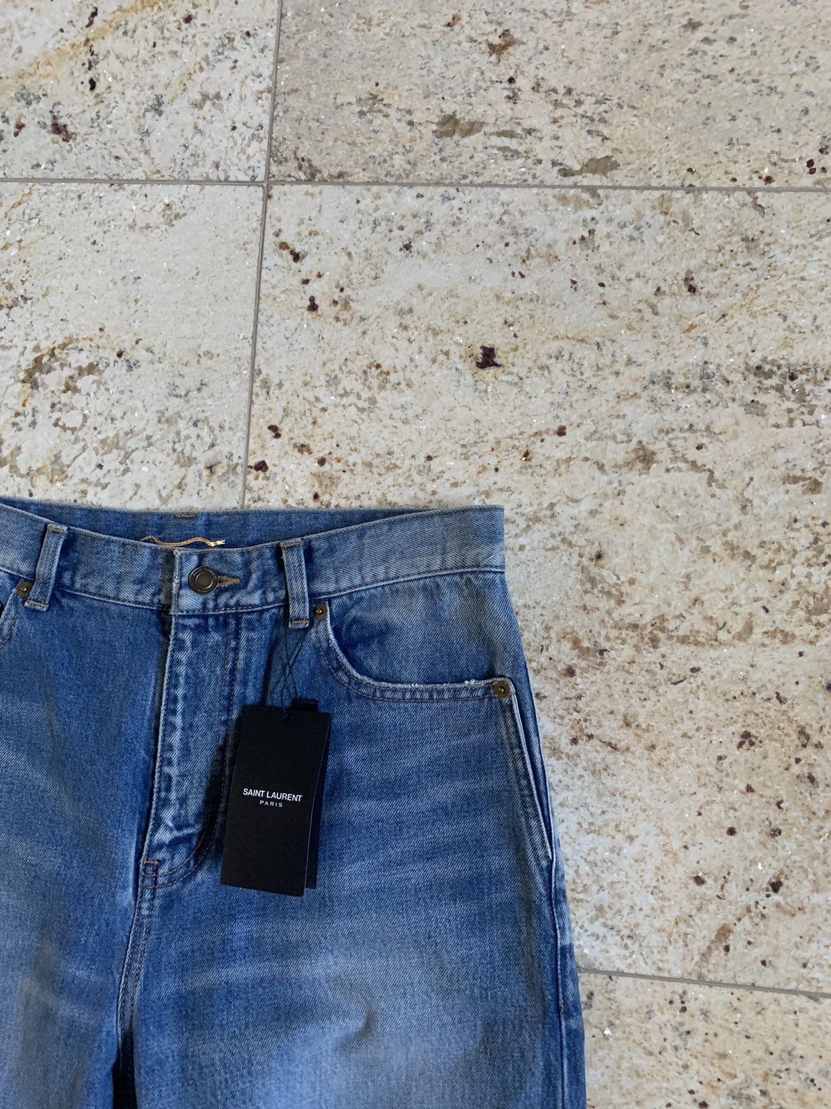 Saint Laurent Paris Blue D18 Denim Size US 31 - 7 Thumbnail