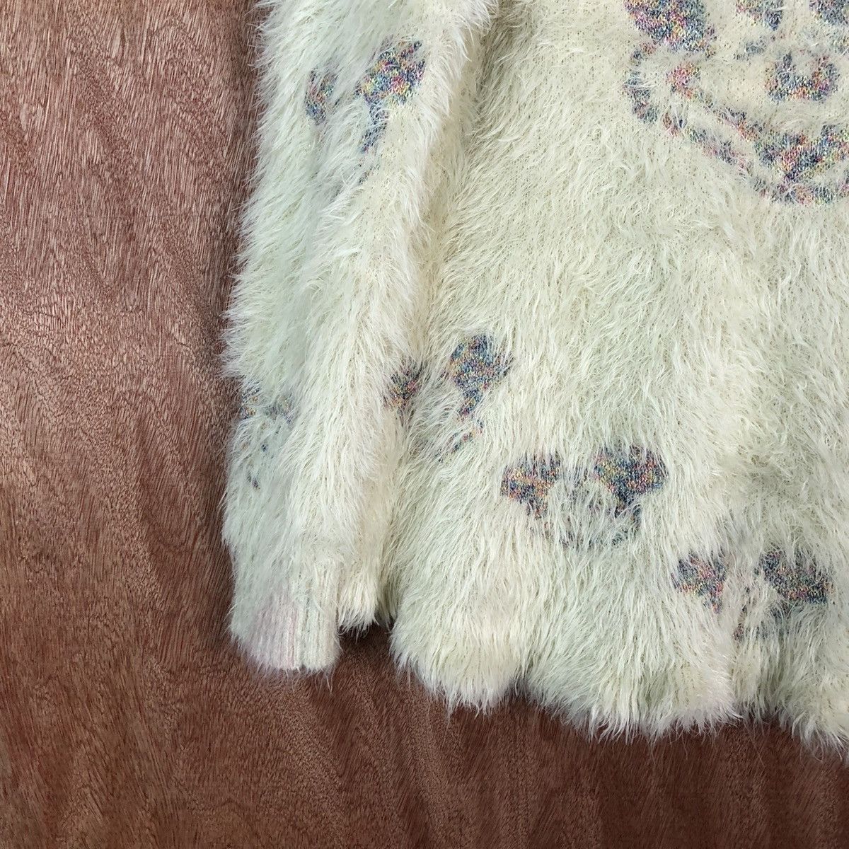 Cartoon Network × Japanese Brand Mickey Mouse bootleg Shag Shaggy Fur Mohair Knitwear #6687 Size M / US 6-8 / IT 42-44 - 12 Thumbnail