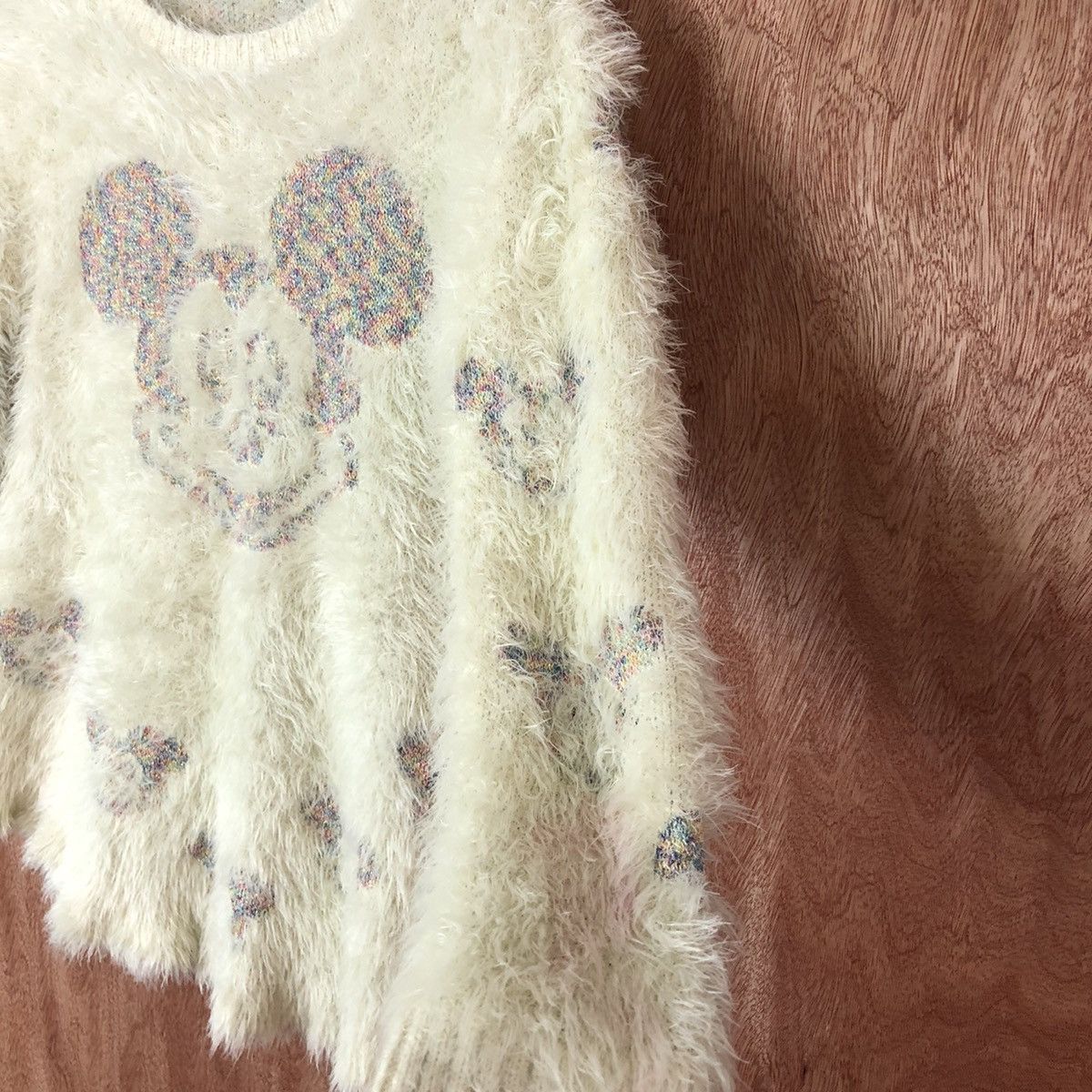 Cartoon Network × Japanese Brand Mickey Mouse bootleg Shag Shaggy Fur Mohair Knitwear #6687 Size M / US 6-8 / IT 42-44 - 9 Thumbnail