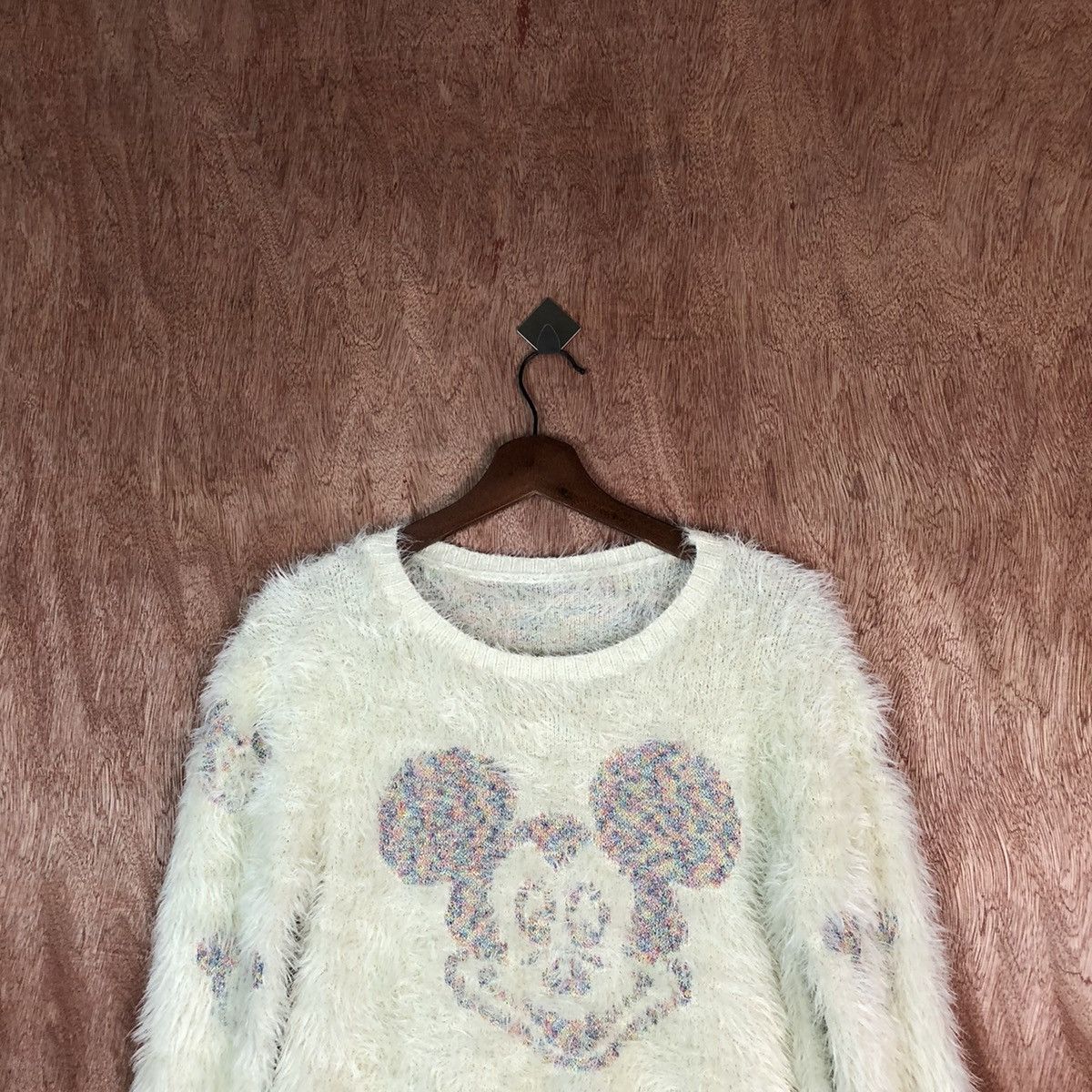 Cartoon Network × Japanese Brand Mickey Mouse bootleg Shag Shaggy Fur Mohair Knitwear #6687 Size M / US 6-8 / IT 42-44 - 2 Thumbnail