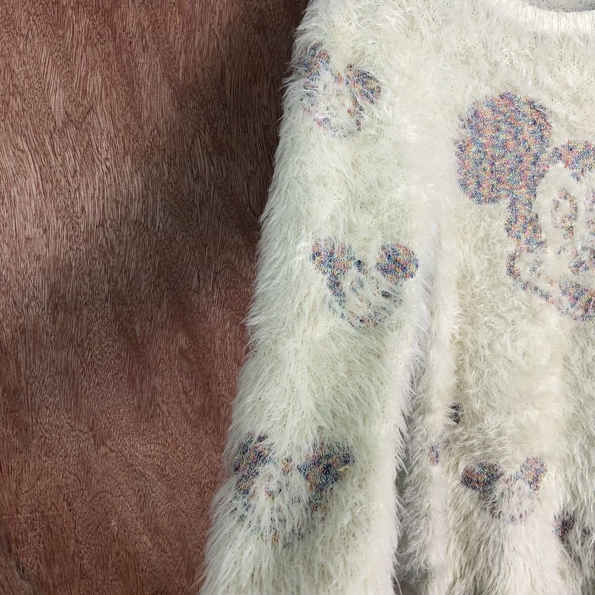Cartoon Network × Japanese Brand Mickey Mouse bootleg Shag Shaggy Fur Mohair Knitwear #6687 Size M / US 6-8 / IT 42-44 - 8 Thumbnail