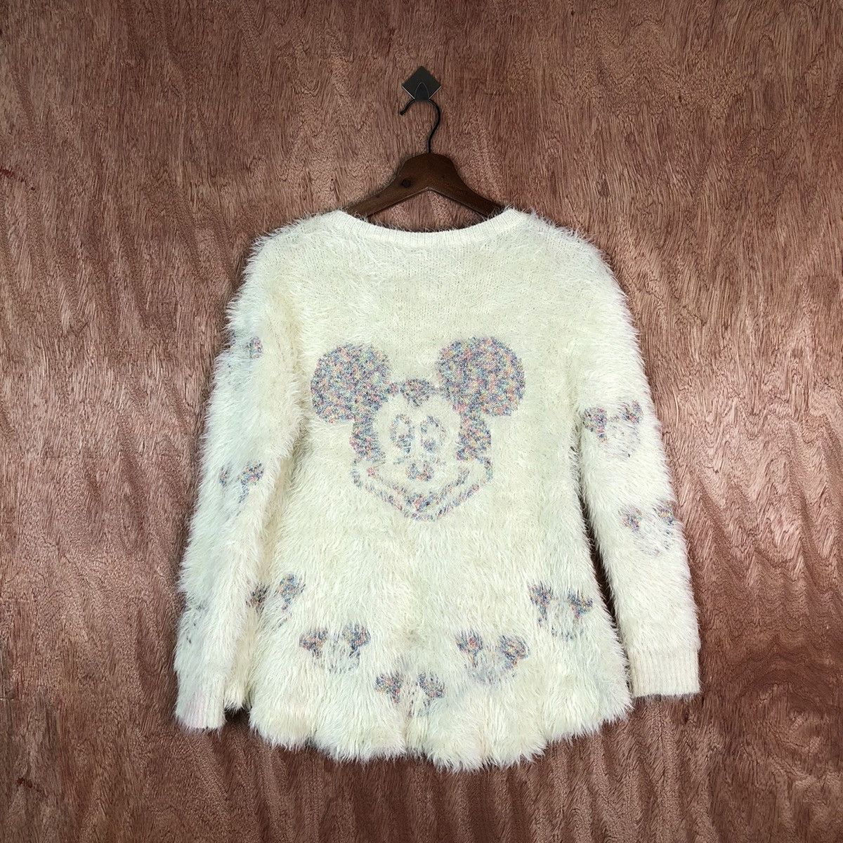 Cartoon Network × Japanese Brand Mickey Mouse bootleg Shag Shaggy Fur Mohair Knitwear #6687 Size M / US 6-8 / IT 42-44 - 11 Thumbnail