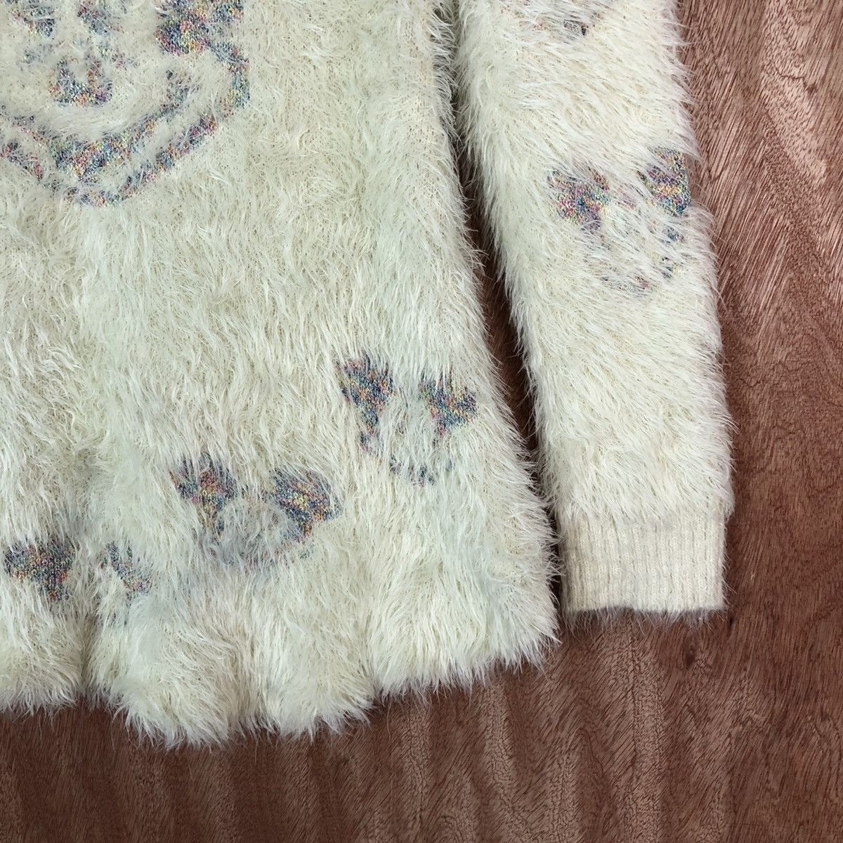Cartoon Network × Japanese Brand Mickey Mouse bootleg Shag Shaggy Fur Mohair Knitwear #6687 Size M / US 6-8 / IT 42-44 - 13 Thumbnail