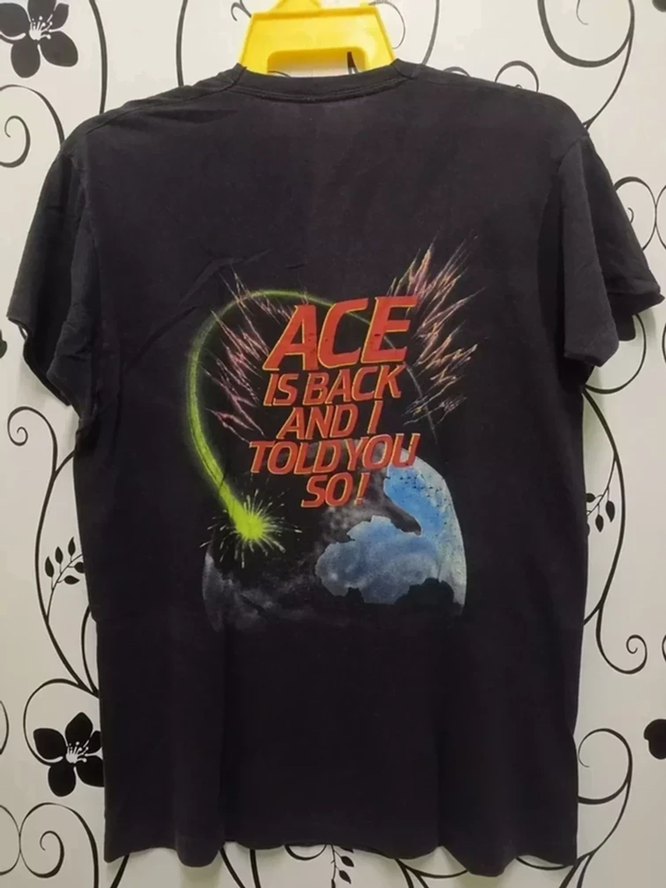 Band Tees Vintage 80's Ace Frehley Kiss Band T Shirt Single Stitches Size US L / EU 52-54 / 3 - 2 Thumbnail
